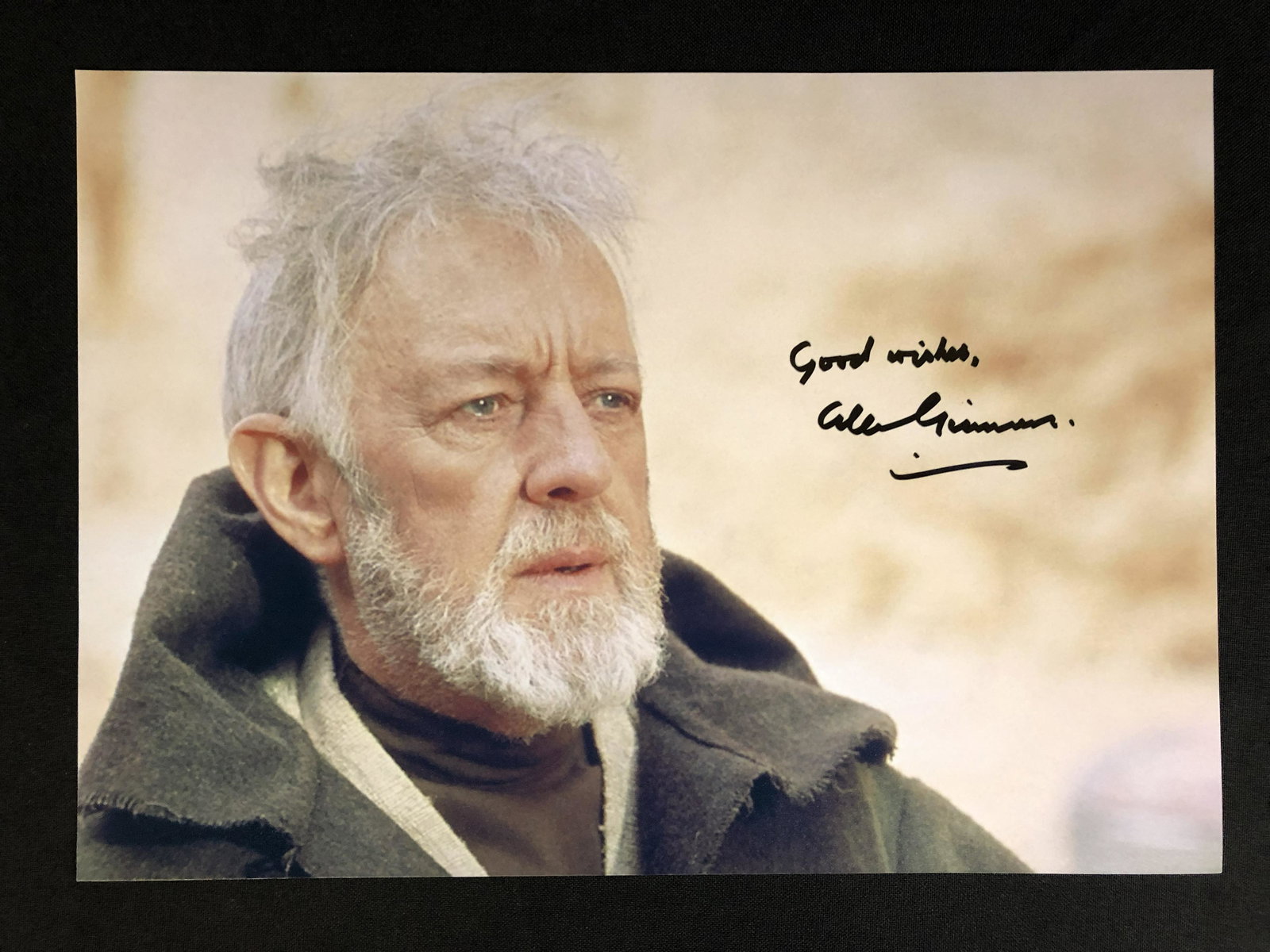 ALEX GUINESS SIGNED STAR WARS 8 X 10 (RA COA) (1 of 2)