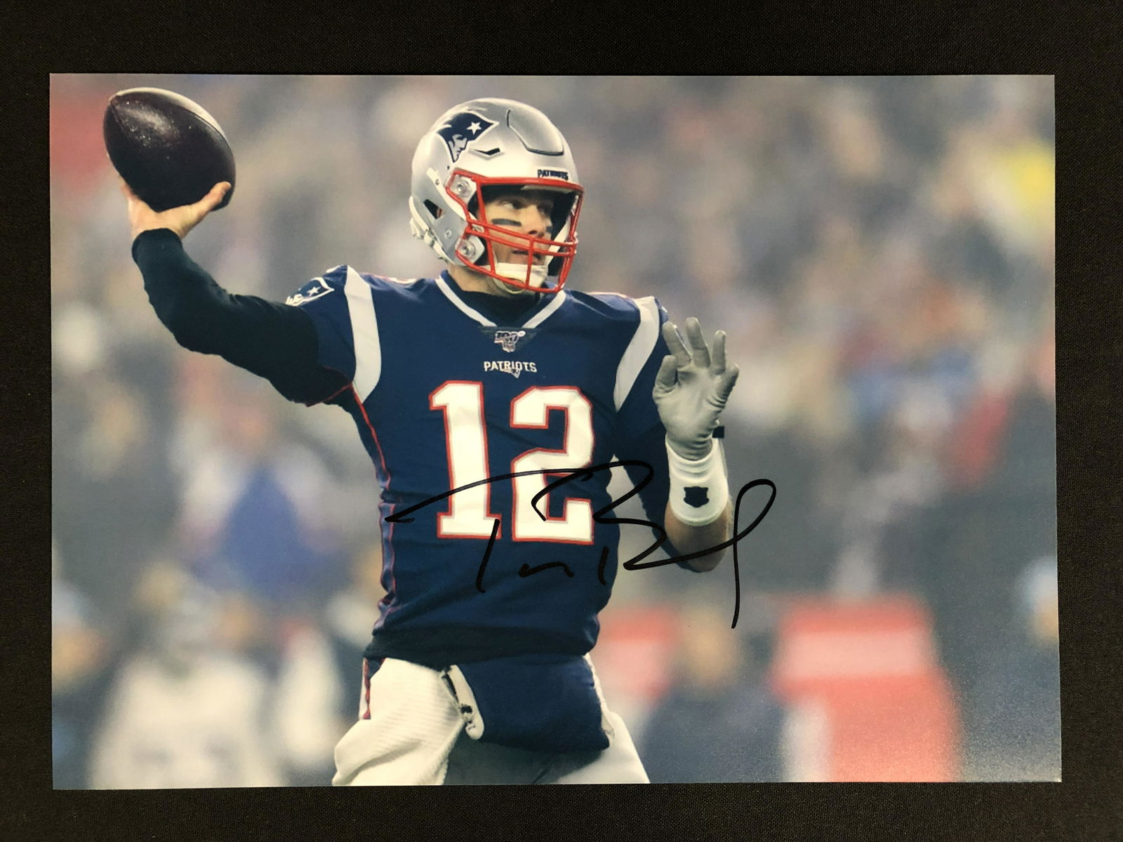 TOM BRADY SIGNED 8X10 PHOTO (RA COA) (1 of 2)
