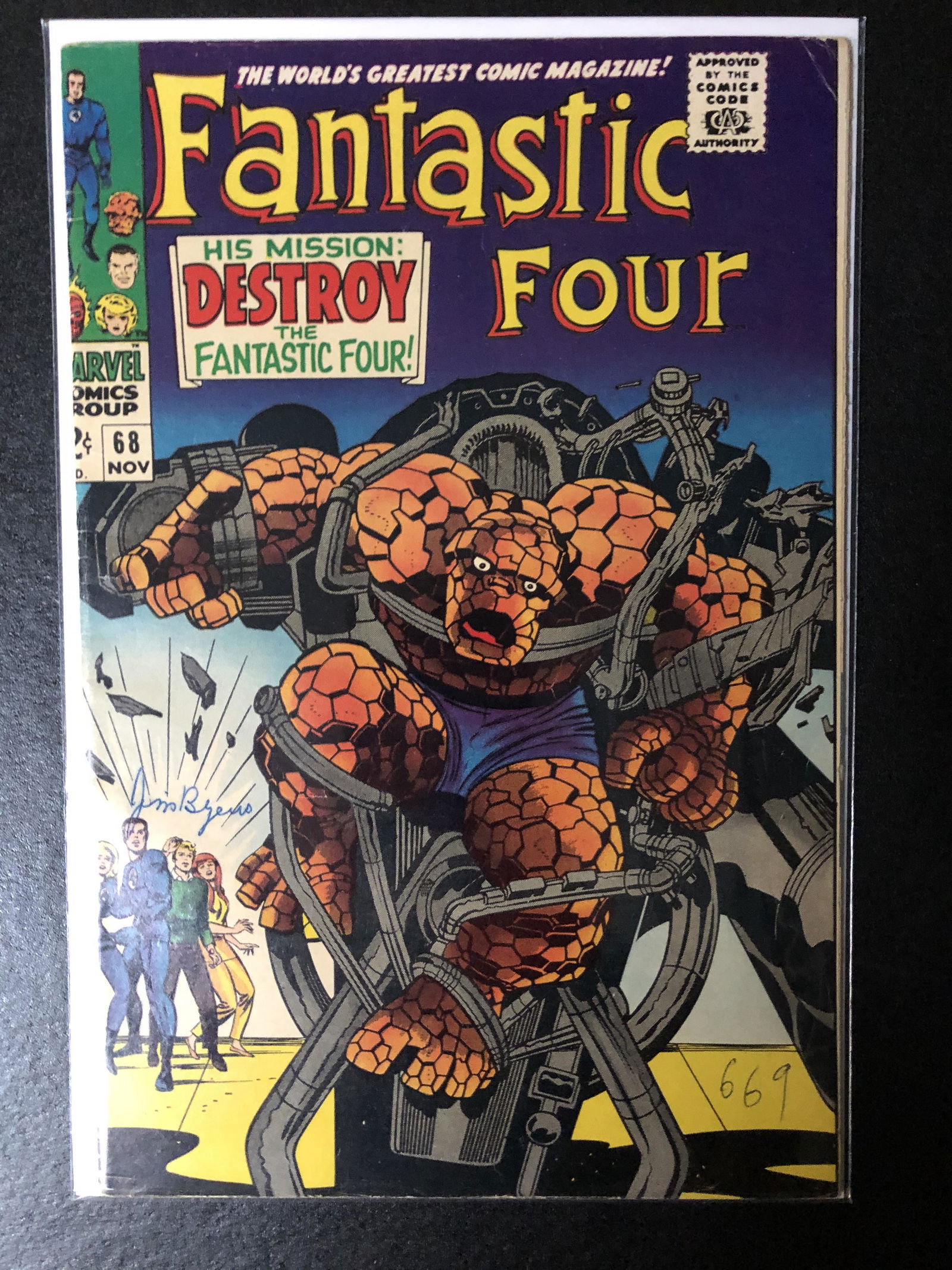 FANTASTIC FOUR NO. 68 (MARVEL, 1967) (1 of 1)