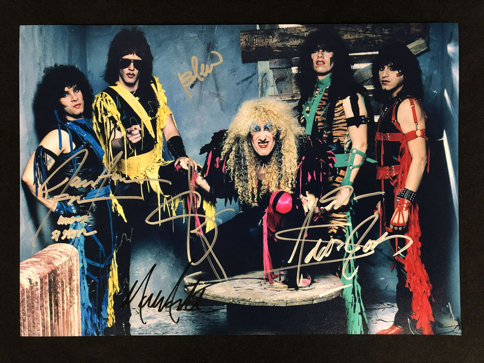 TWISTED SISTER MULTI-SIGNED 8X10 PHOTO (RA COA) (1 of 2)