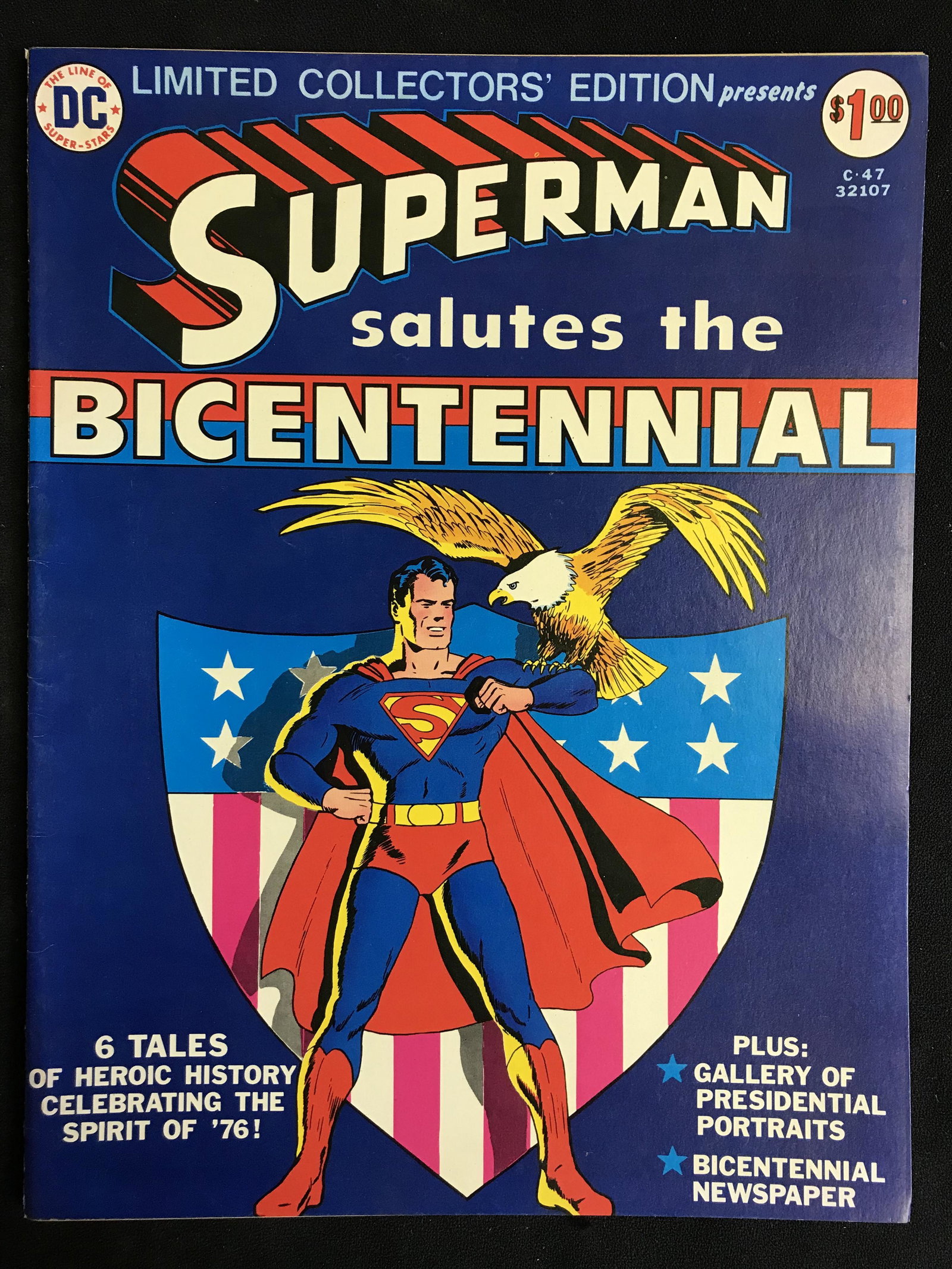 DC TREASURY EDITION NO. C-47 SUPERMAN SALUTES BICENTENIAL: DC TREASURY EDITION NO. C-47 SUPERMAN SALUTES BICENTENIAL