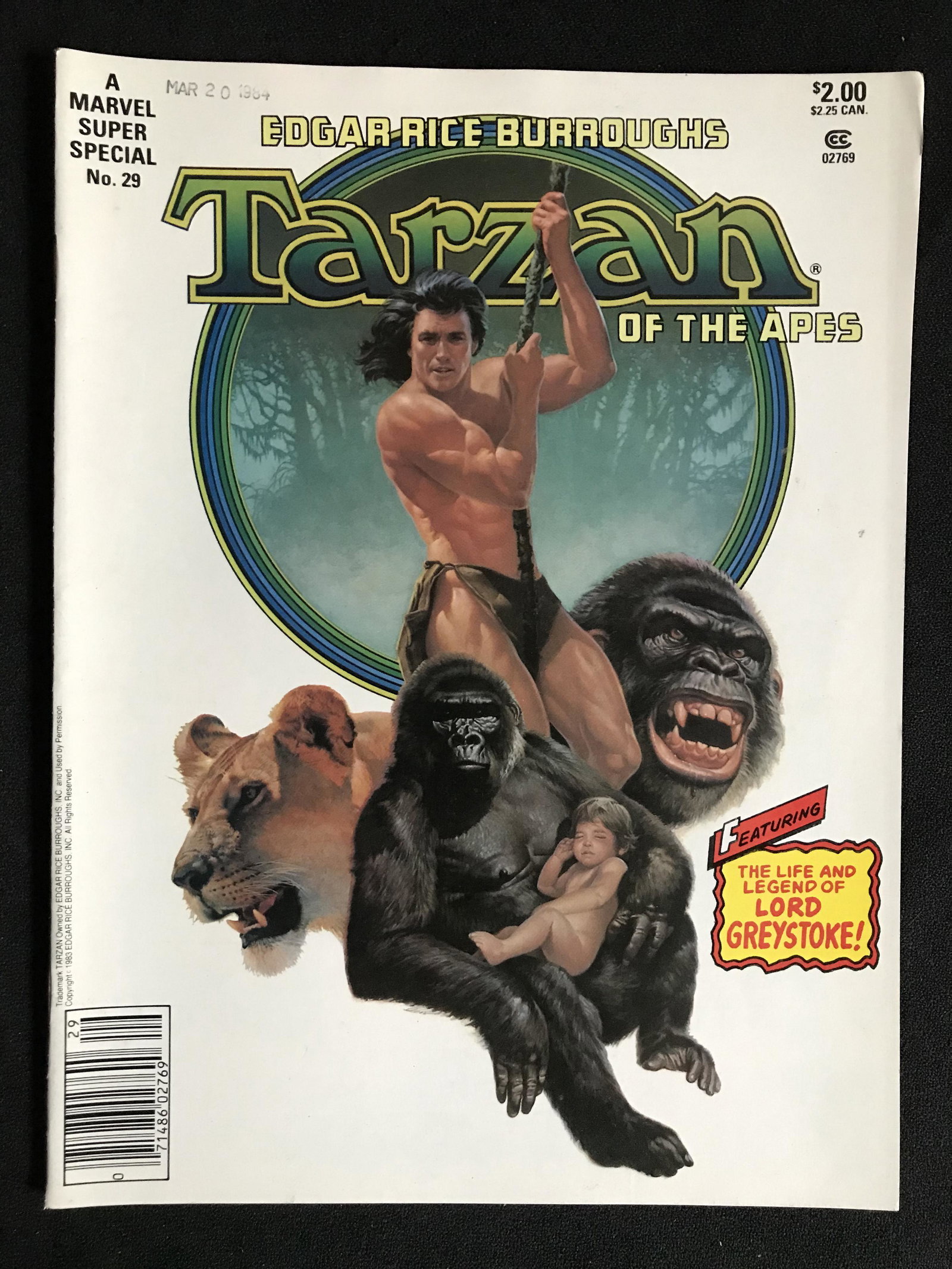 MARVEL SUPER SPECIAL NO.29 TARZAN PLANET OF THE APES (1 of 1)