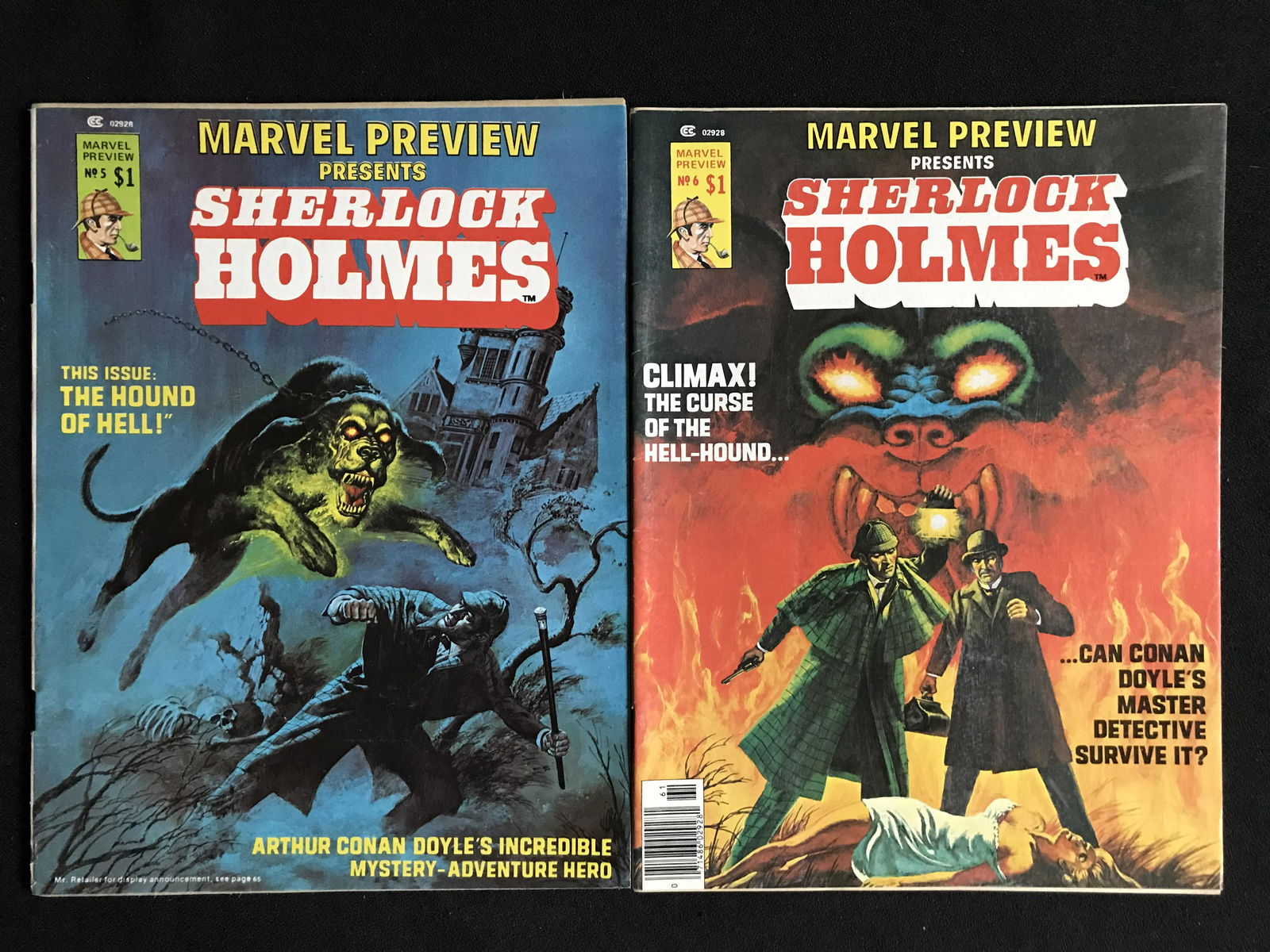 MARVEL REVIEW COMIC LOT ( SHERLOCK HOLMES) (1 of 1)