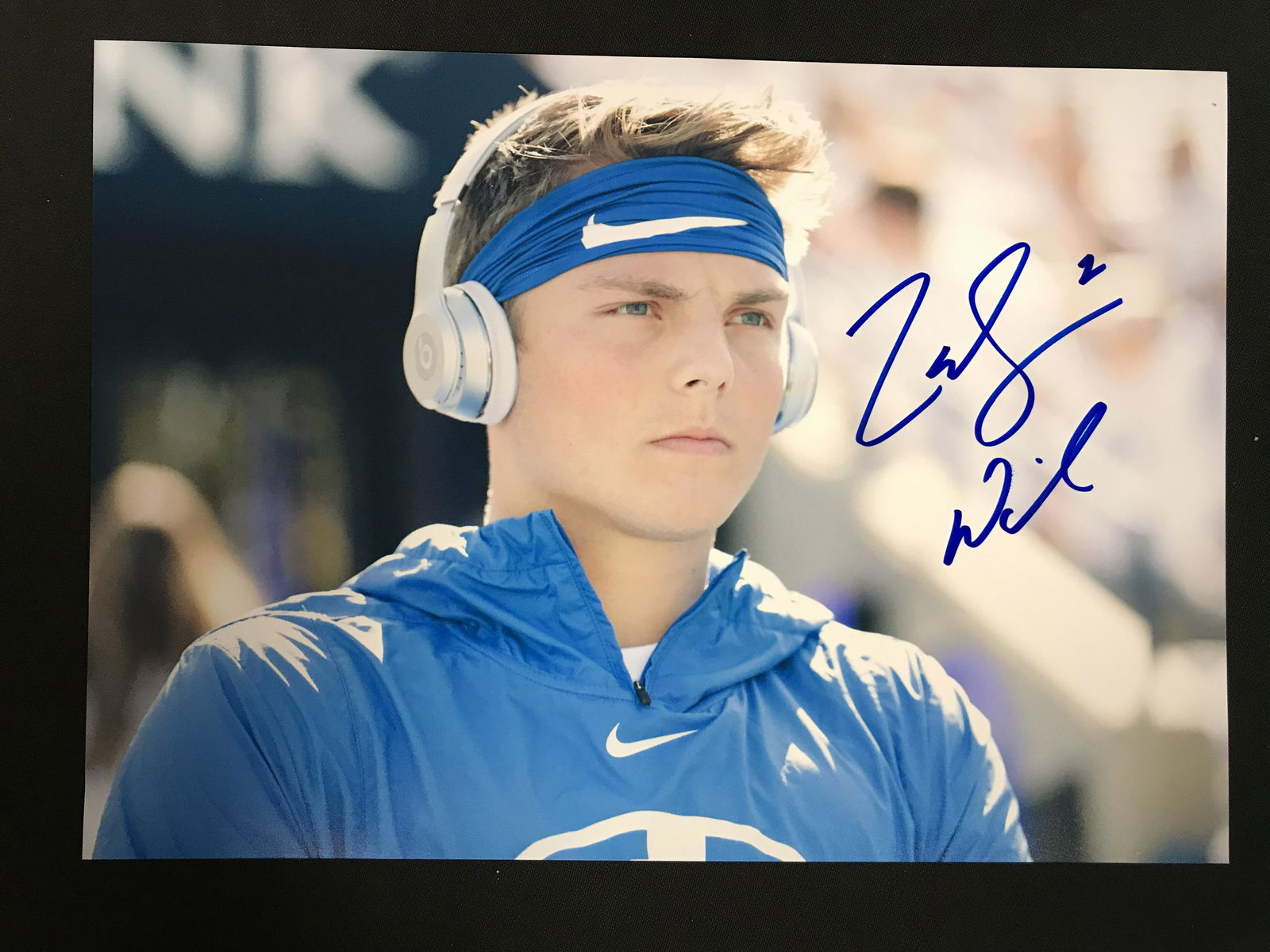 ZACH WILSON SIGNED 8X10 PHOTO (RA COA) (1 of 2)