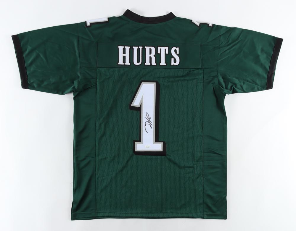 JALEN HURTS SIGNED EAGLES PRO STYLE JERSEY (JSA COA) (1 of 3)