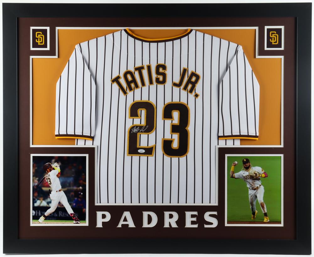 FERNANDO TATIS JR. SIGNED FRAMED PADRES JERSEY (JSA COA) (1 of 2)