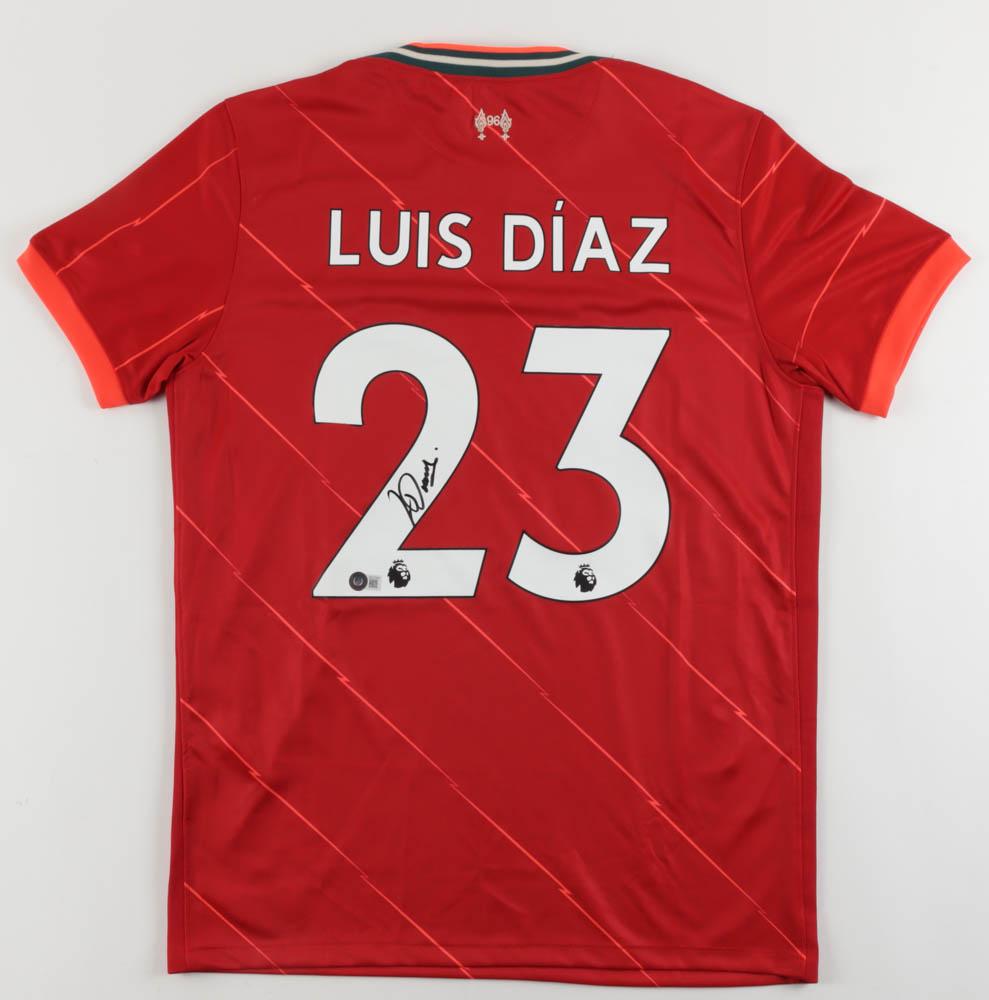 LUIS DIAZ SIGNED LIVERPOOL SOCCER JERSEY (BECKETT COA) (1 of 3)