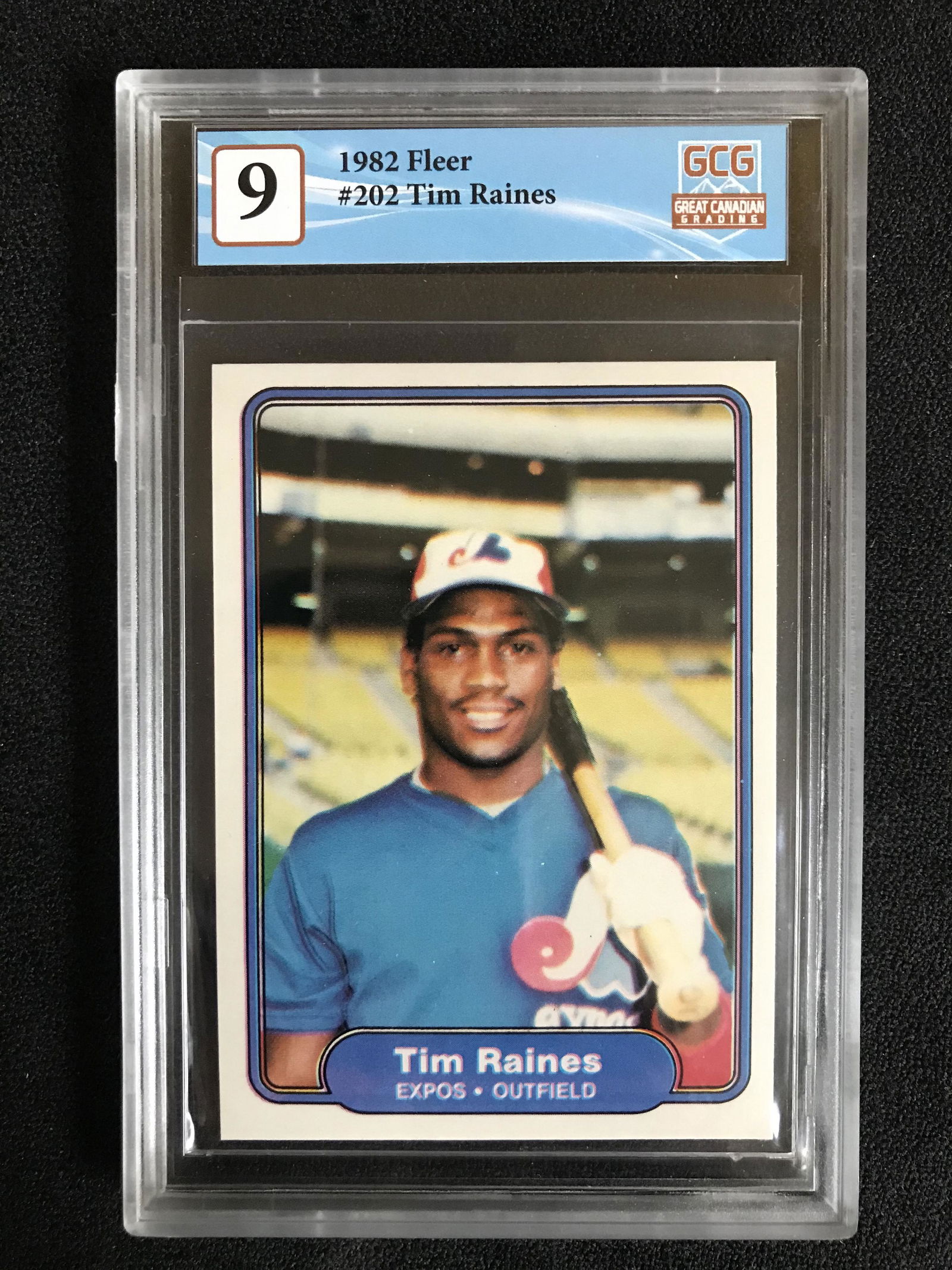 1982 FLEER NO.202 TIM RAINES (GCG 9) (1 of 2)