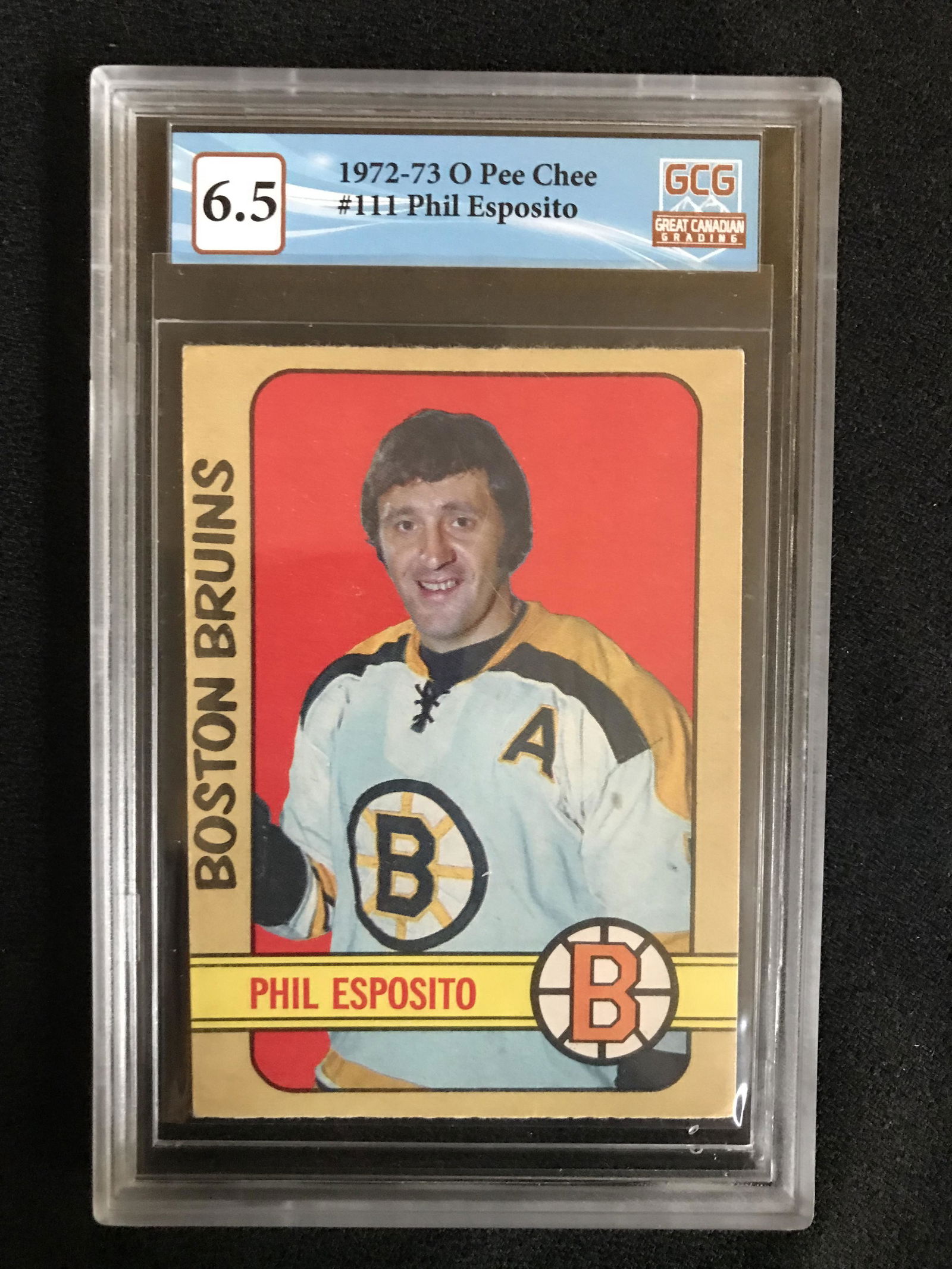 1972-73 O-PEE-CHEE NO.111 PHIL ESPOSITO (GCG 6.5) (1 of 2)