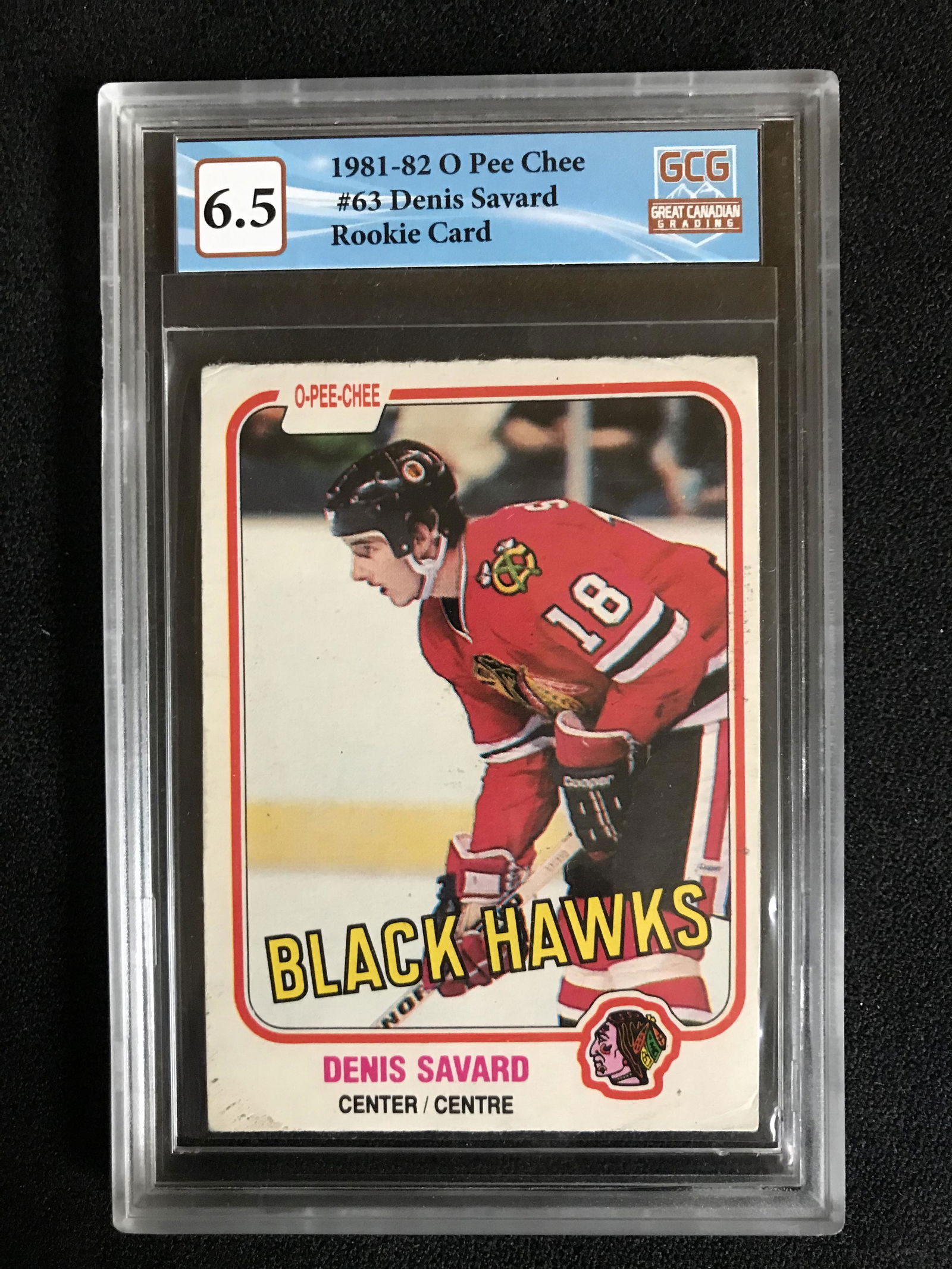 1981-82 O-PEE-CHEE NO.63 DENIS SAVARD RC (GCG 6.5) (1 of 2)