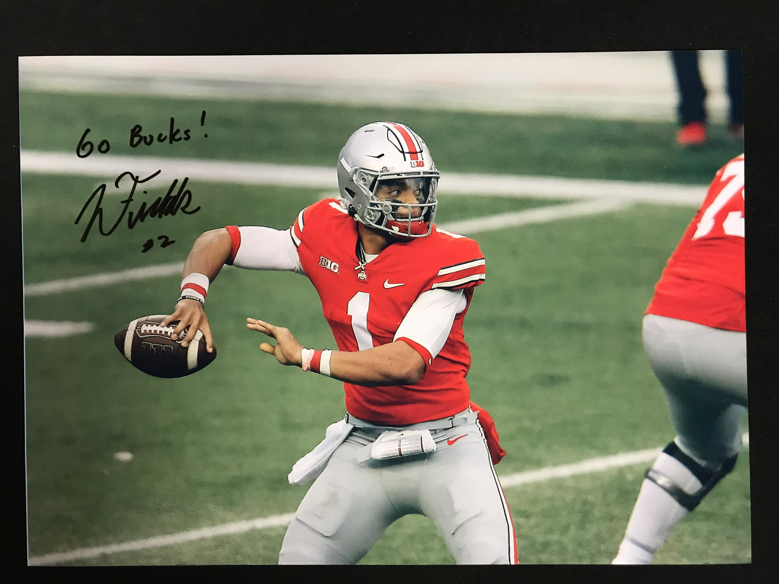 JUSTIN FIELDS SIGNED 8X10 PHOTO (RA COA): JUSTIN FIELDS SIGNED 8X10 PHOTO (RA COA)