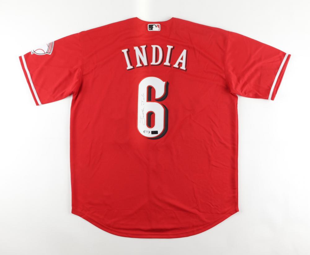 JONATHAN INDIA SIGNED REDS PRO STYLE JERSEY (BECKETT COA) (1 of 3)