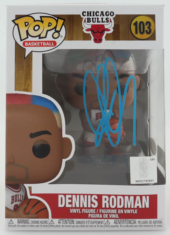 DENNIS RODMAN SIGNED FUNKO POP! (JSA COA) (1 of 2)