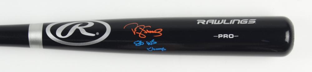 DARRYL STRAWBERRY SIGNED BLACK RAWLING BASEBALL BAT (JSA COA) (1 of 3)