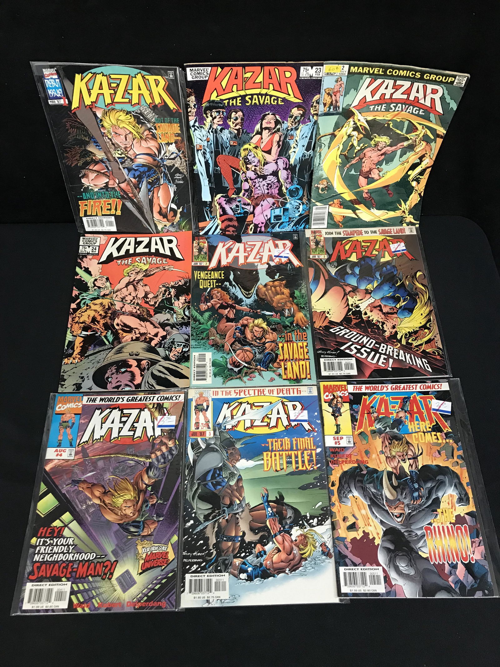 KAZAR COMIC BOOK LOT (MARVEL COMICS) (1 of 1)