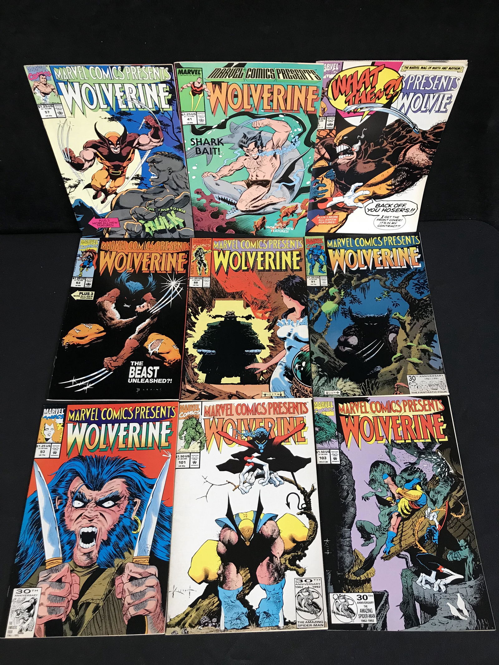 MARVEL COMICS PRESENTS WOLVERINE COMIC BOOK LOT (1 of 1)