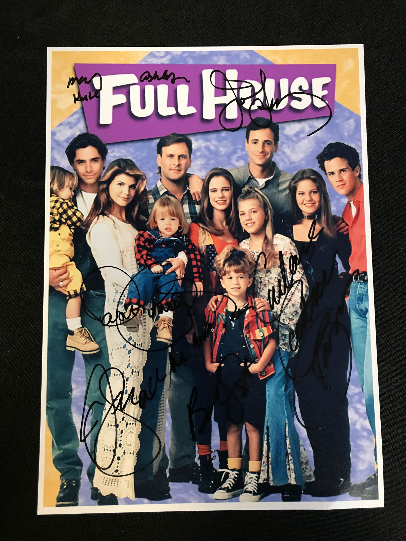 FULL HOUSE CAST SIGNED 8X10 FULL HOUSE PHOTO (RA COA) (1 of 2)