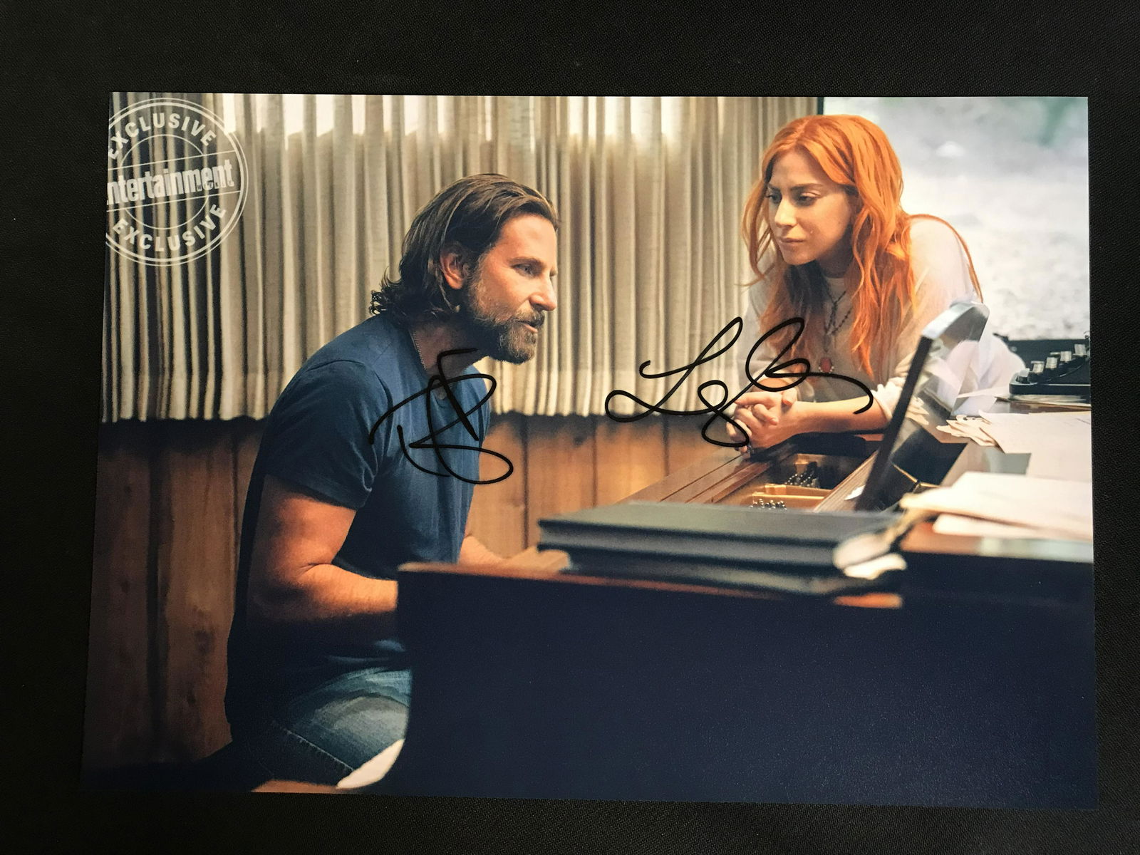 BRADLEY COOPER AND LADY GAGA SIGNED 8X10 PHOTO (RA COA) (1 of 2)