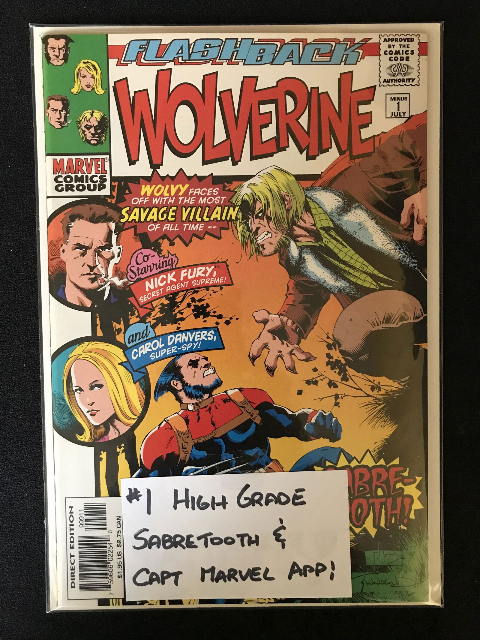 FLASHBACK WOLVERINE NO. 1 (MARVEL, 1997) (1 of 1)