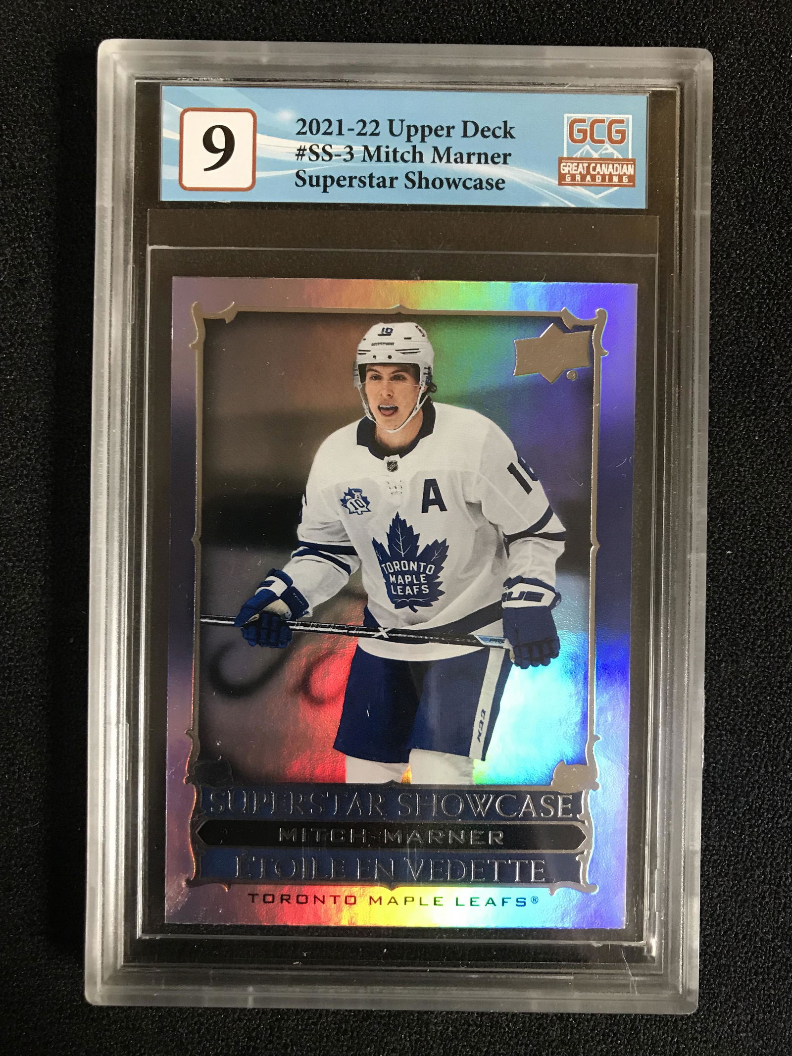 2021-22 UPPER DECK NO.SS-3 MITCH MARNER SUPERSTAR SHOWCASE (GCG 9) (1 of 2)