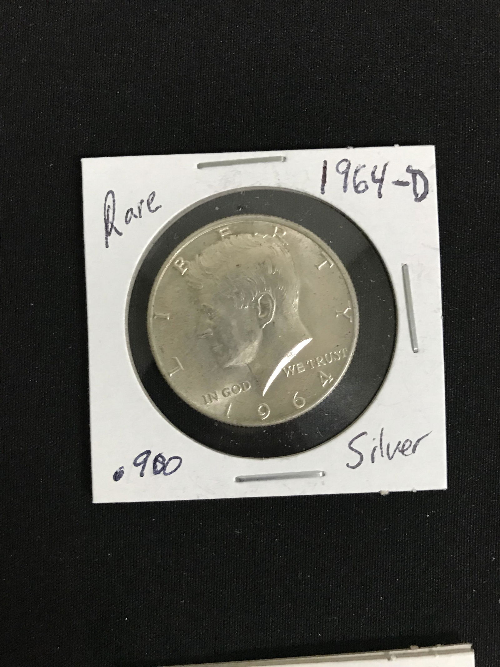 RARE 1964 -D USA KENNEDY HALF DOLLAR .900 SILVER (1 of 1)