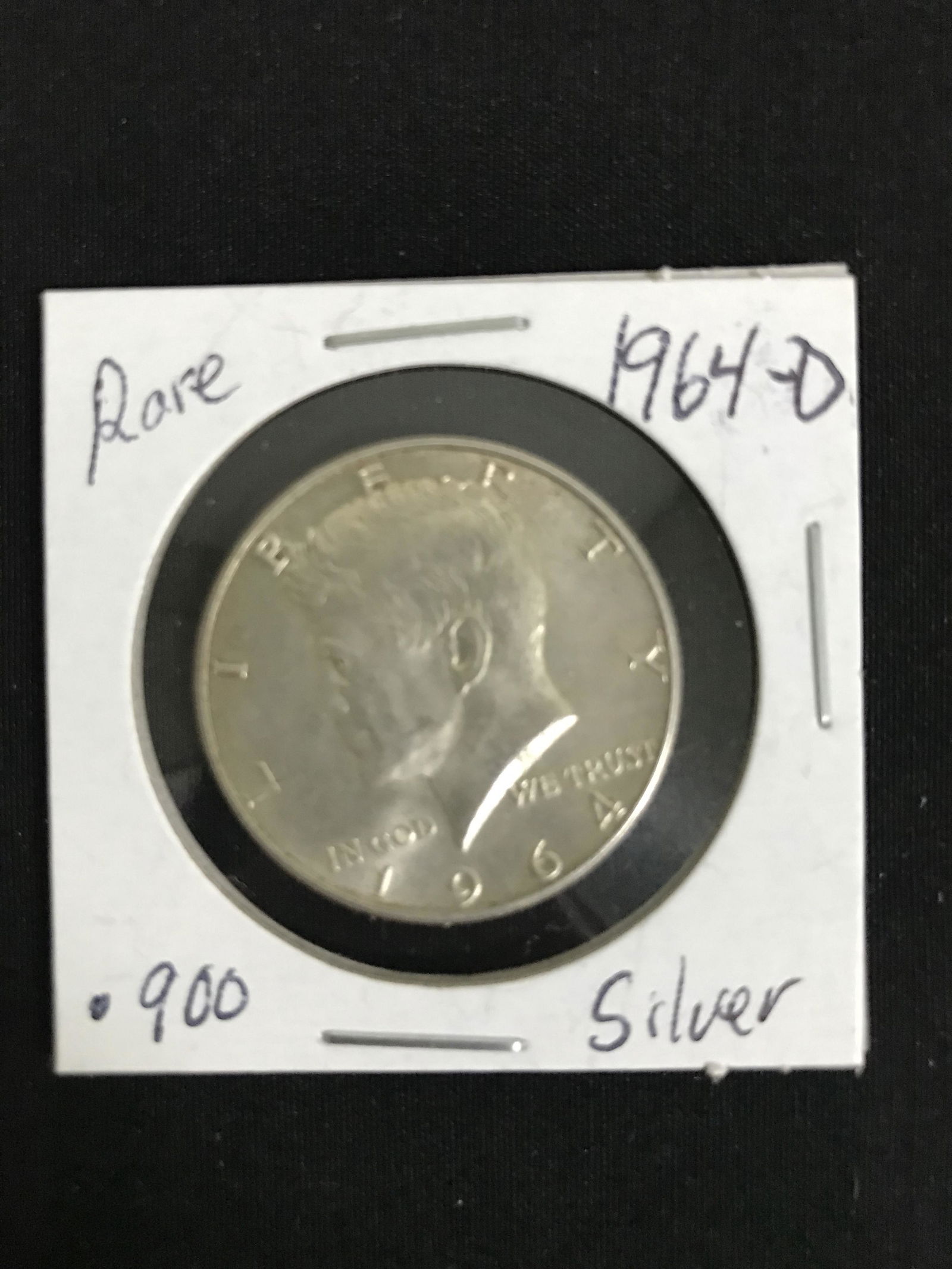 RARE 1964 -D USA KENNEDY HALF DOLLAR .900 SILVER (1 of 1)