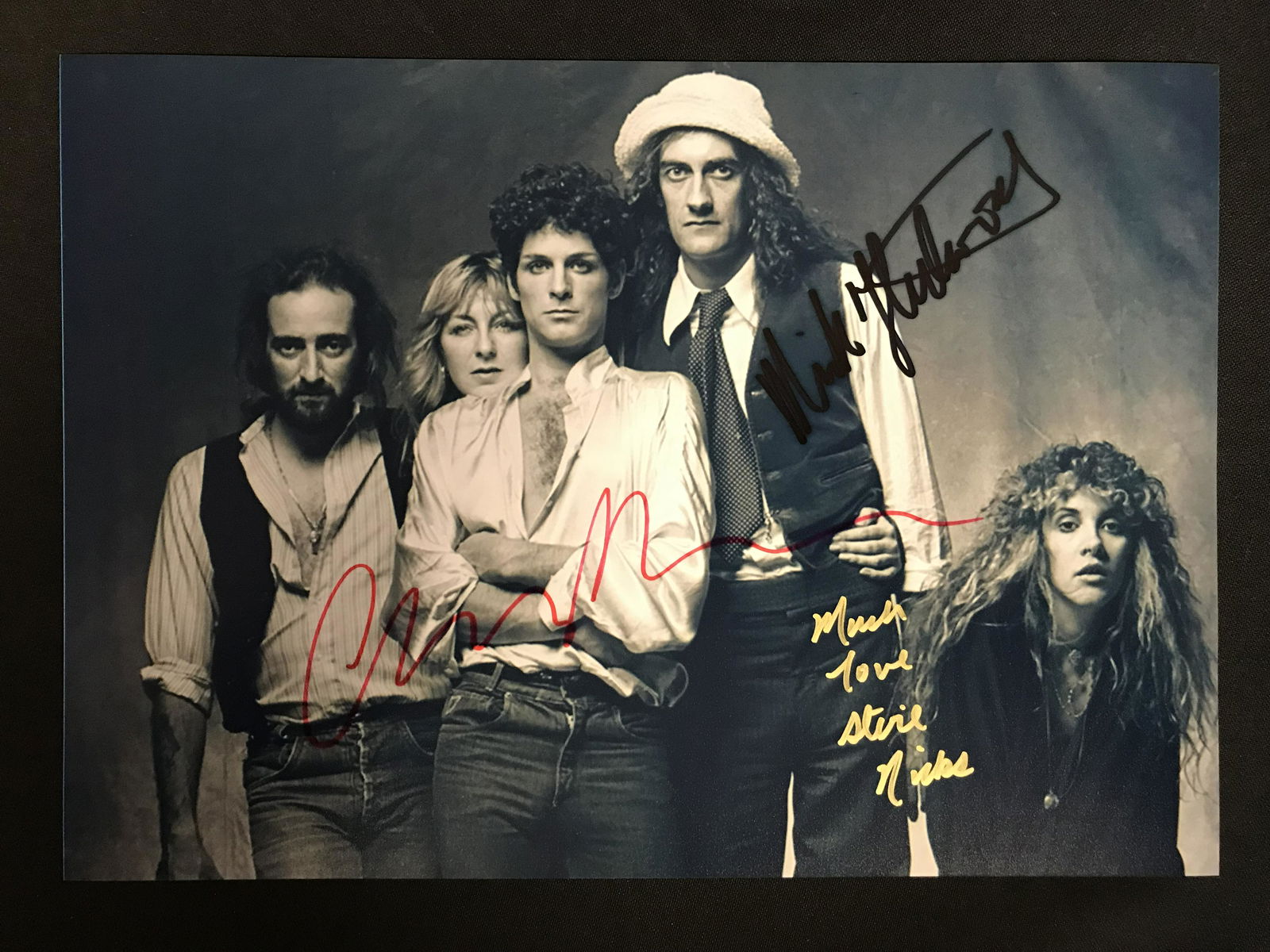 FLEETWOOD MAC SIGNED 8X10 PHOTO (RA COA) (1 of 2)