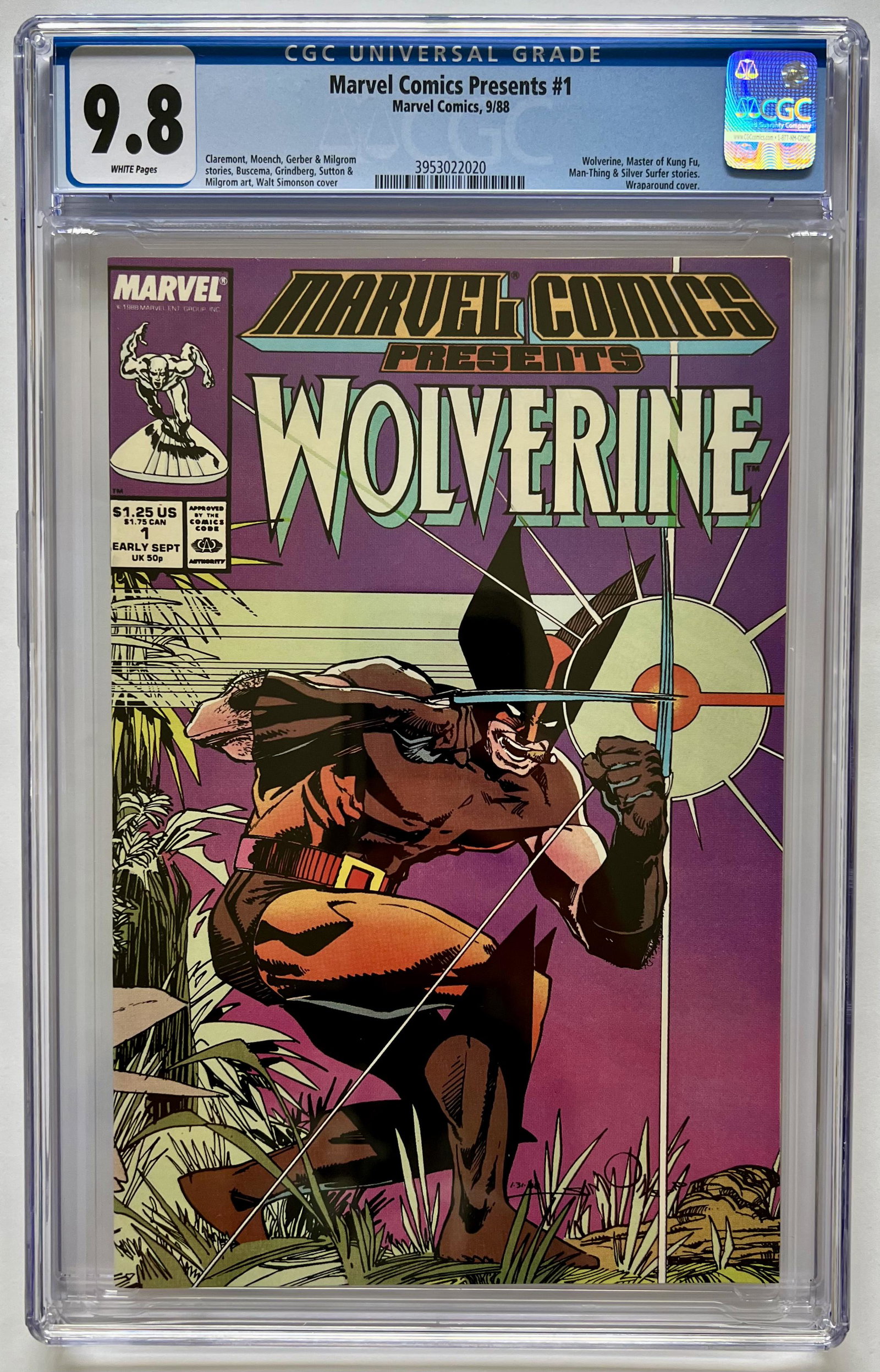 MARVEL COMICS PRESENTS #1 CGC 9.8 (MARVEL COMICS, 1988): MARVEL COMICS PRESENTS #1 CGC 9.8 (MARVEL COMICS, 1988)