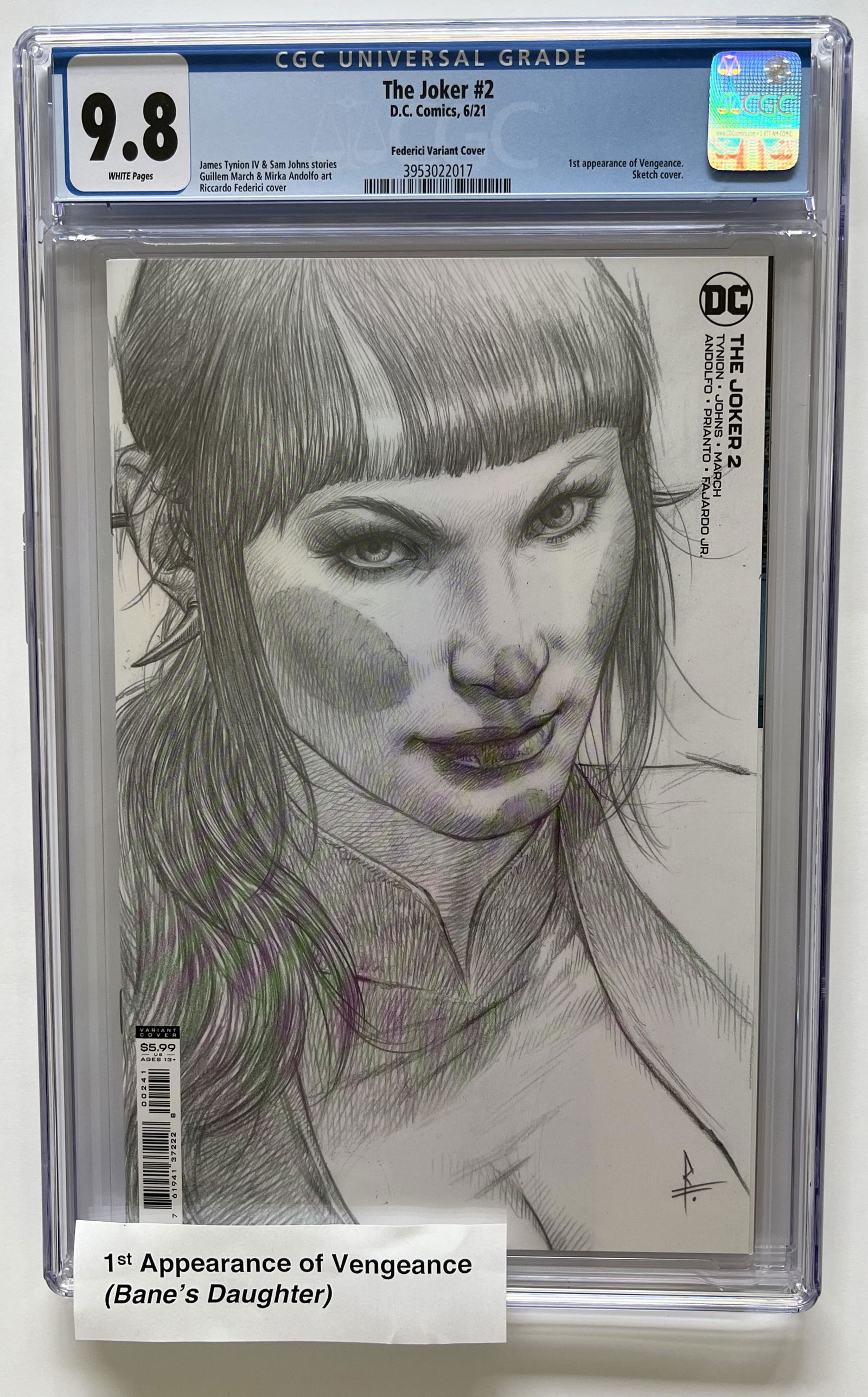 THE JOKER #2 CGC 9.8 (DC COMICS, 2021) (1 of 1)