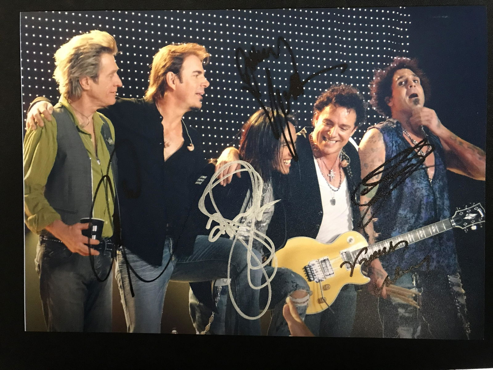 JOURNEY BAND SIGNED 8 X 10 (RA COA) (1 of 2)
