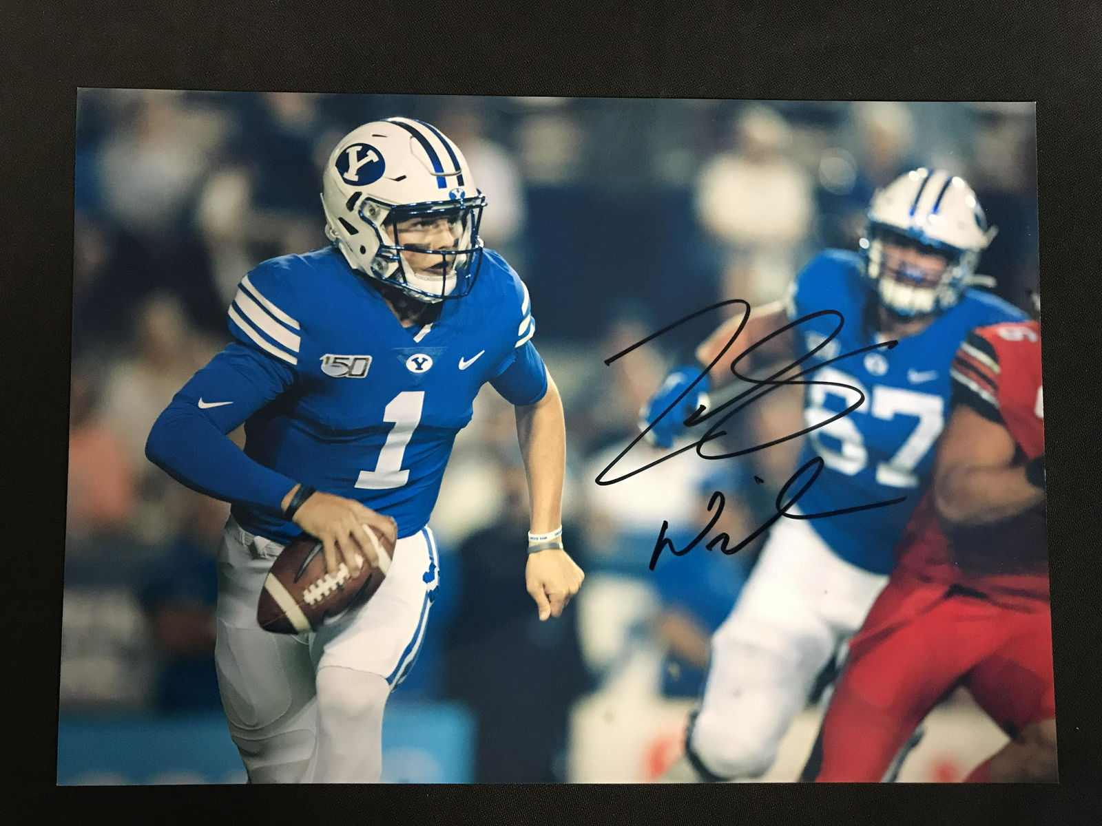 ZACH WILSON SIGNED 8X10 PHOTO (RA COA) (1 of 2)