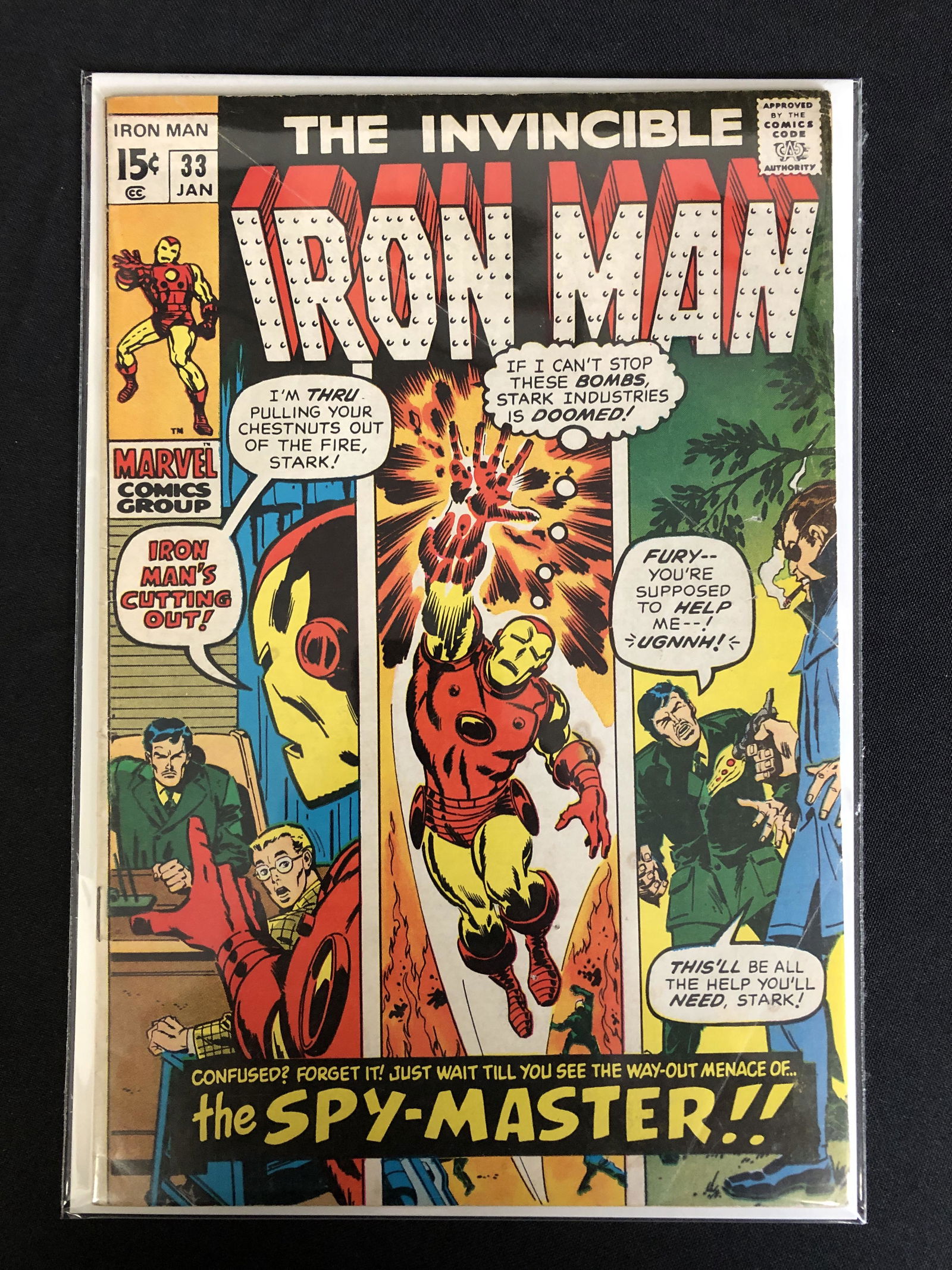 THE INVINCIBLE IRON MAN NO. 33 (MARVEL, 1968) (1 of 1)