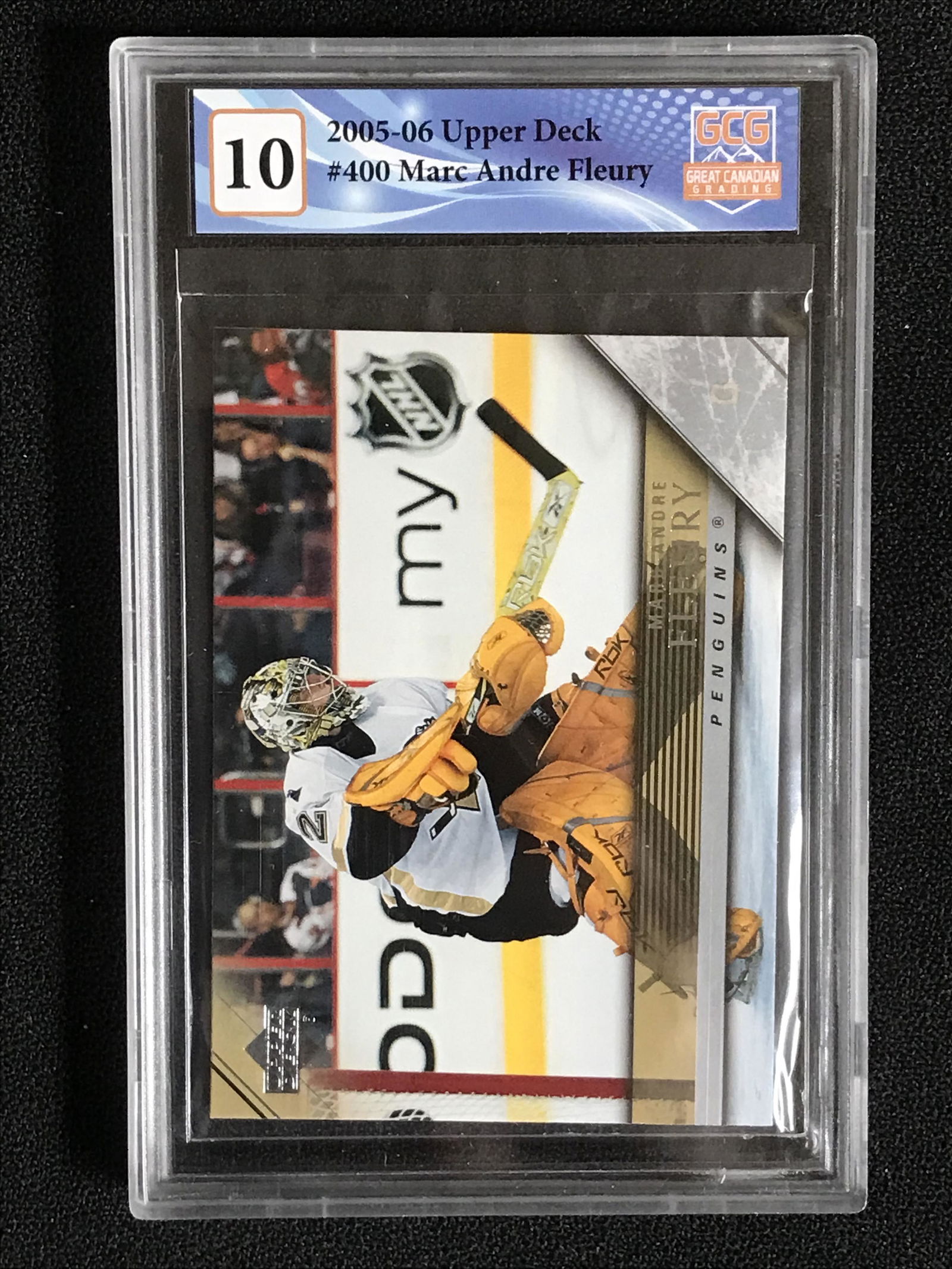2005-06 UPPER DECK NO.400 MARC ANDRE FLEURY (GCG 10) (1 of 1)
