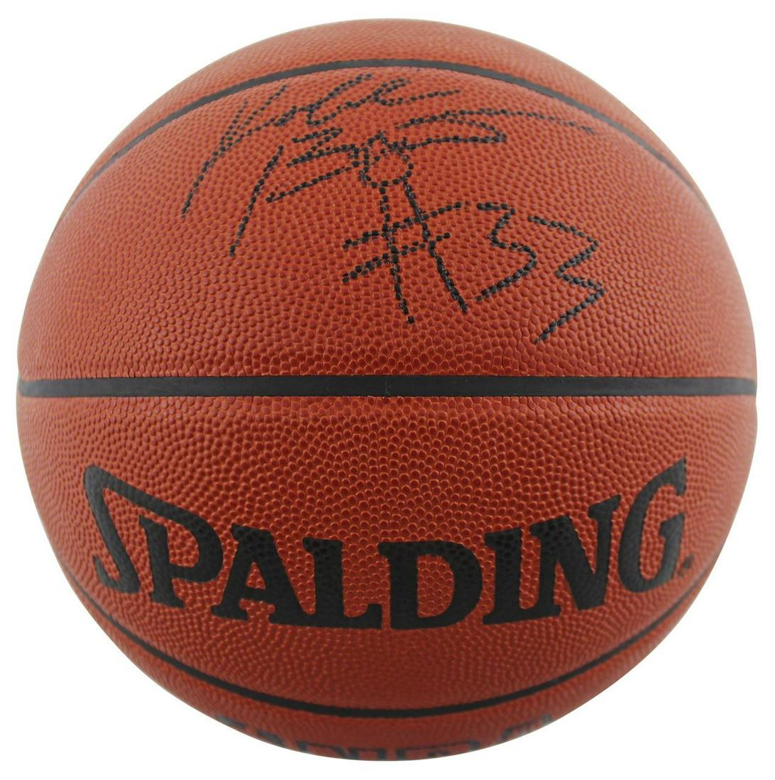 KOBE BRYANT SIGNED SPALDING BASKETBALL W/HIGH SCHOOL ERA SIGNATURE (BAS) (1 of 4)