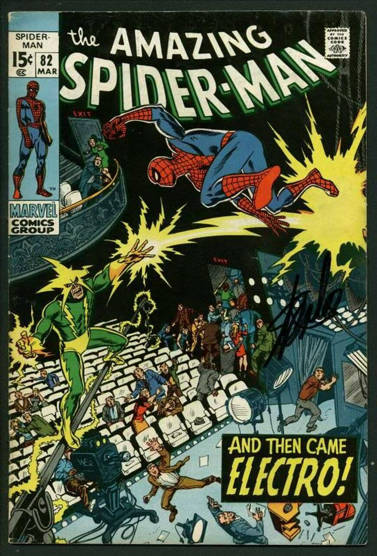STAN LEE SIGNED AMAZING SPIDER-MAN NO. 82 (PSA COA) (1 of 1)