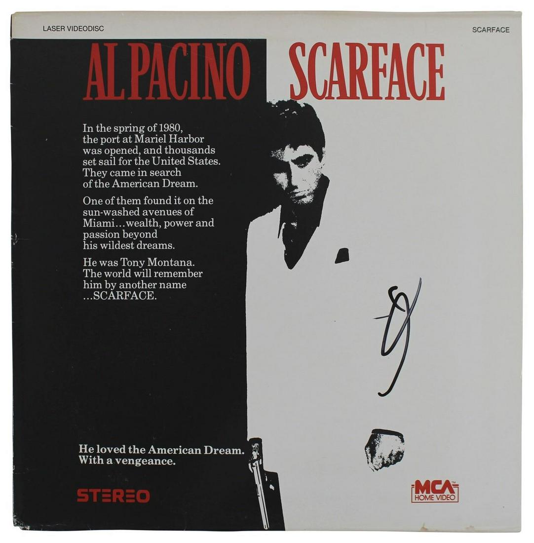 Al Pacino Authentic Signed Scarface Laserdisc Cover Autographed (Beckett) (1 of 1)