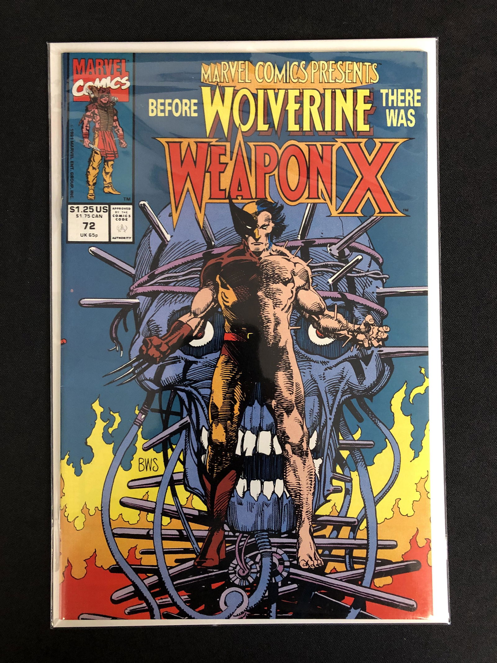 BEFORE WOLVERINE THERE WAS WEAPON X NO. 72 (MARVEL, 1991) (1 of 1)