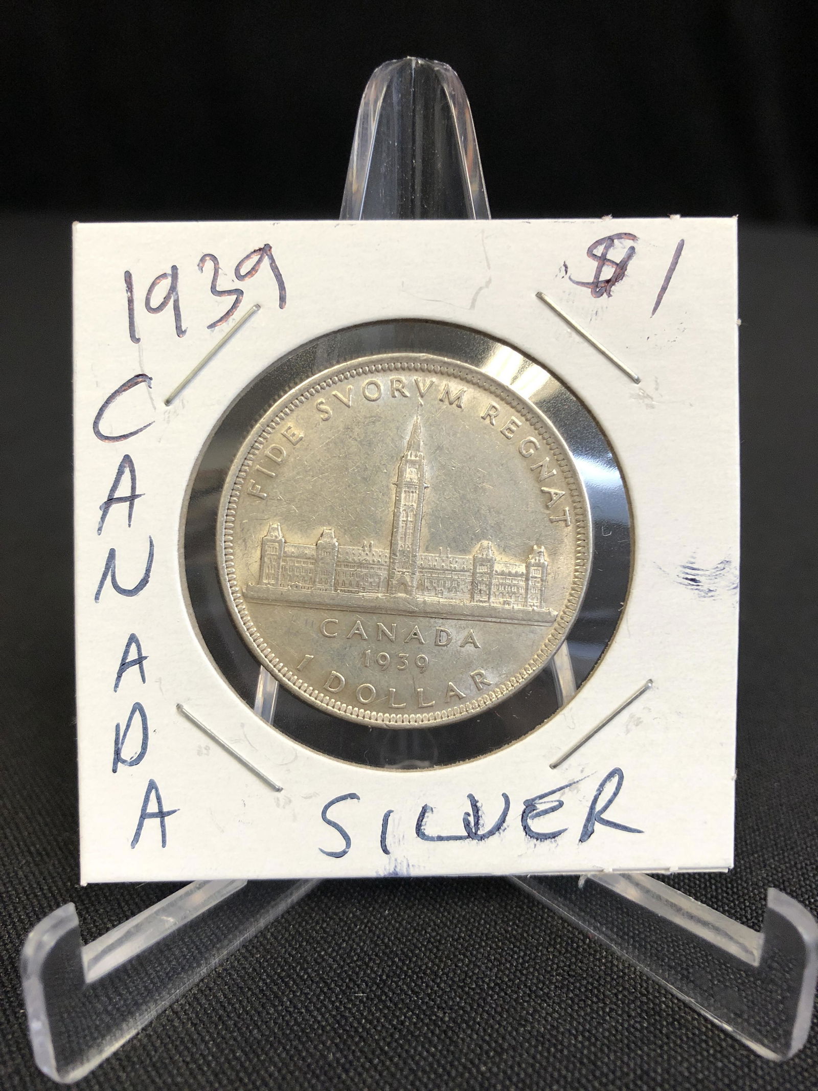 1939 CANADIAN SILVER DOLLAR (1 of 1)
