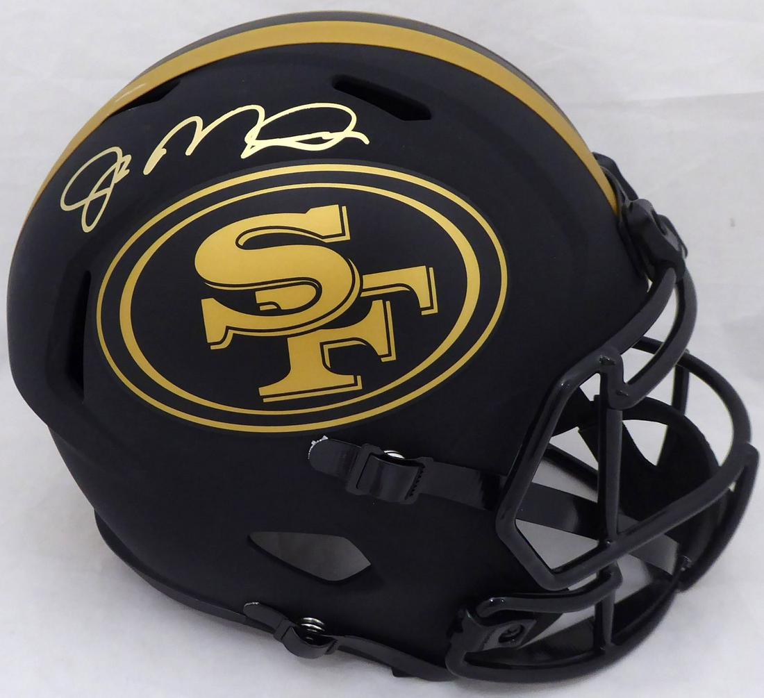 49ers Joe Montana Signed Eclipse Full Size Speed Proline Helmet (Beckett) (1 of 4)
