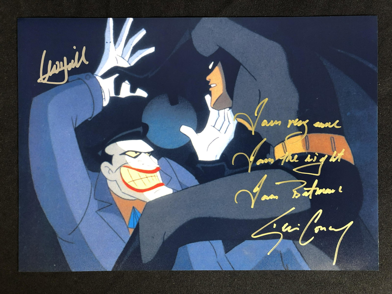 MARK HAMILL SIGNED BATMAN ANIMATED SERIES 8 X 10 (RA COA): MARK HAMILL SIGNED BATMAN ANIMATED SERIES 8 X 10 (RA COA)