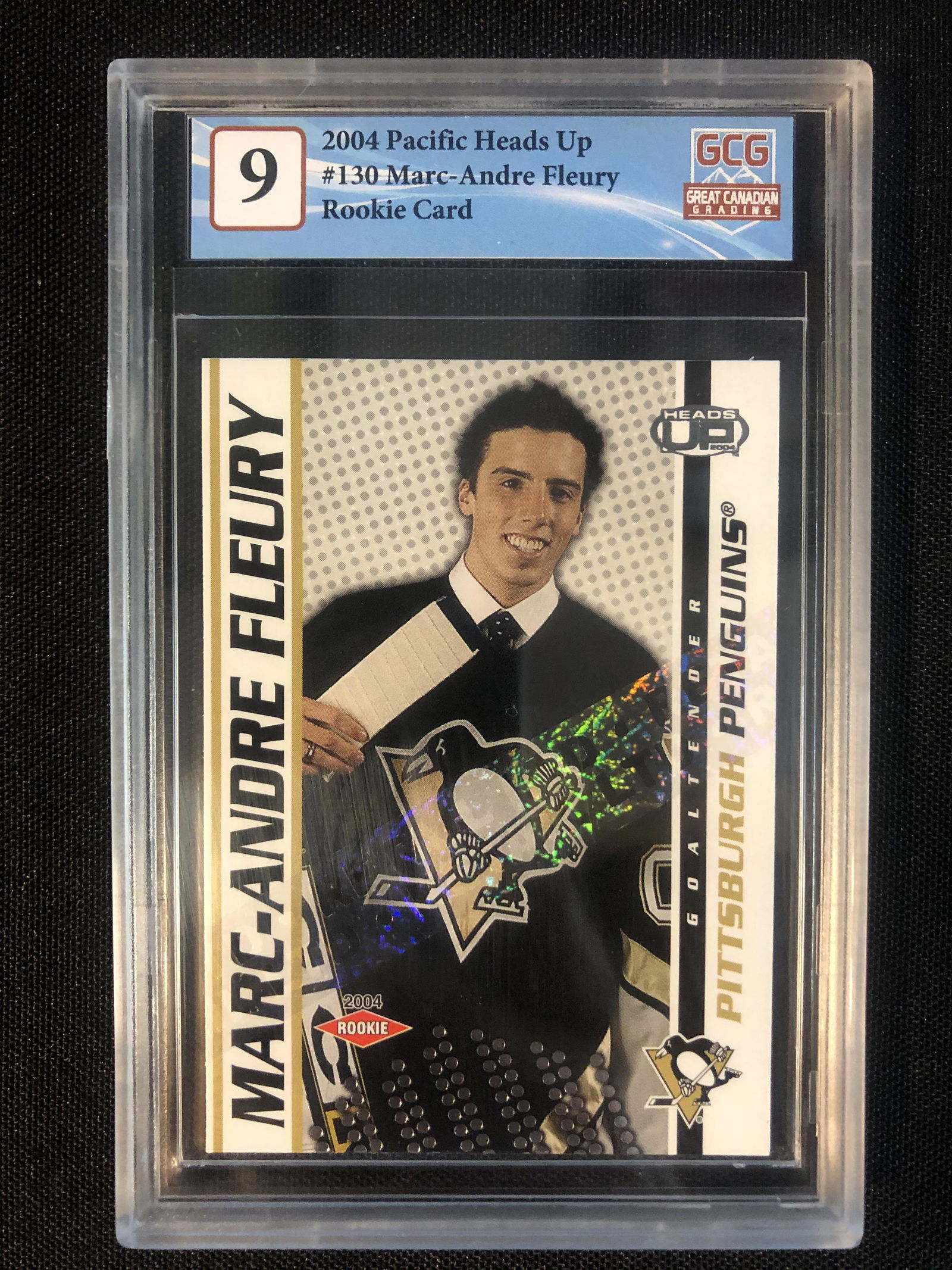 2004 PACIFIC HEADS UP NO. 130 MARC-ANDRE FLEURY RC (GCG 9) (1 of 2)