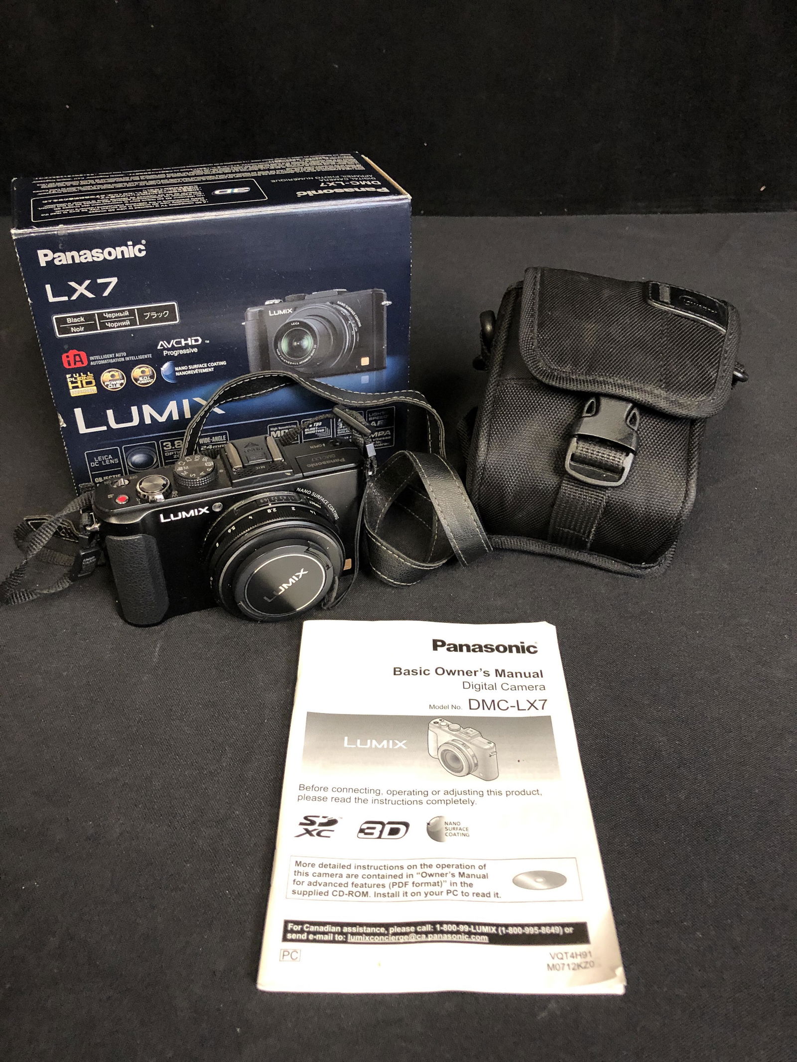 LUMIX PANASONIC LX7 DIGITAL CAMERA (1 of 2)