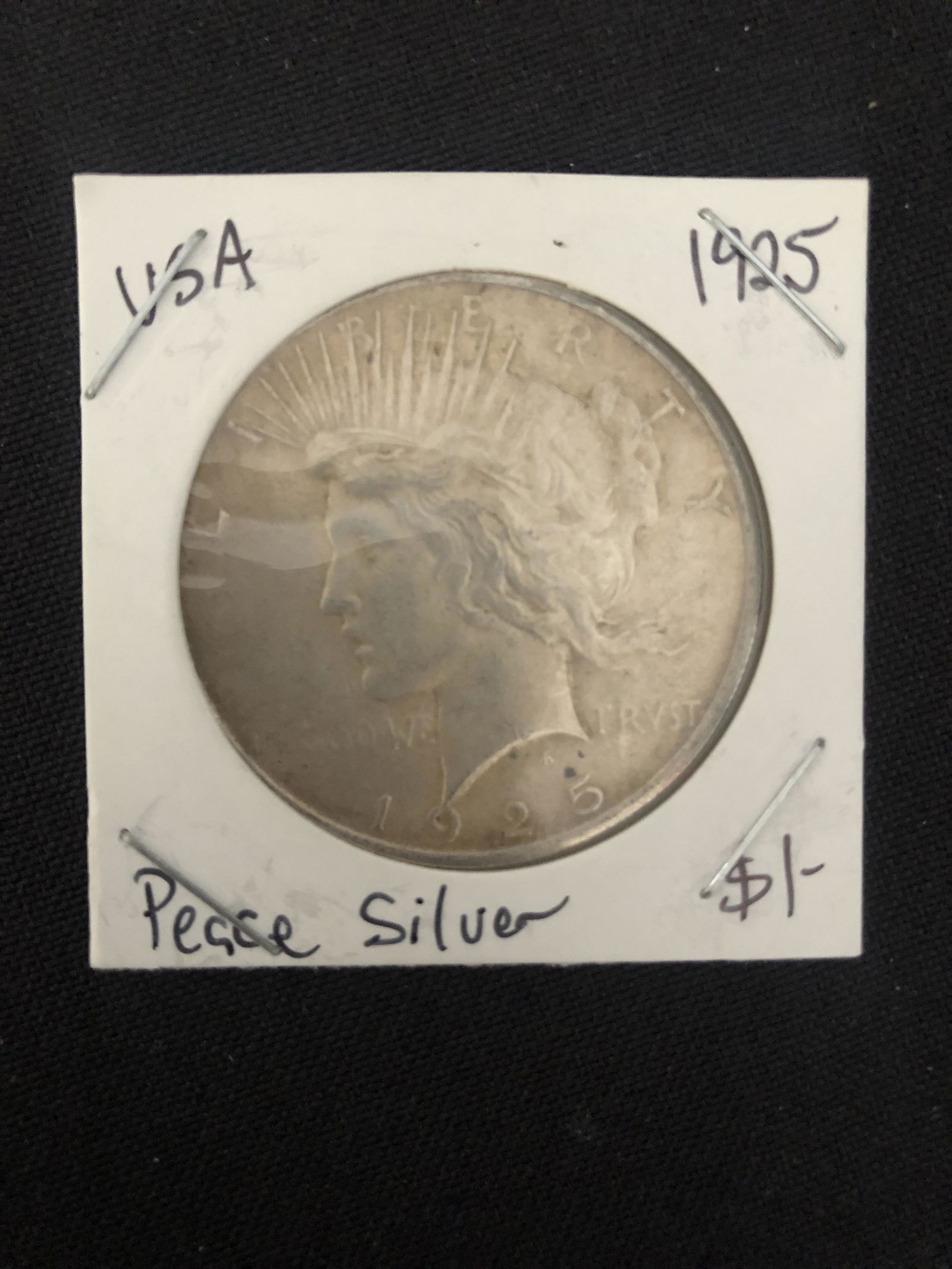 1925 USA PEACE SILVER DOLLAR (1 of 1)
