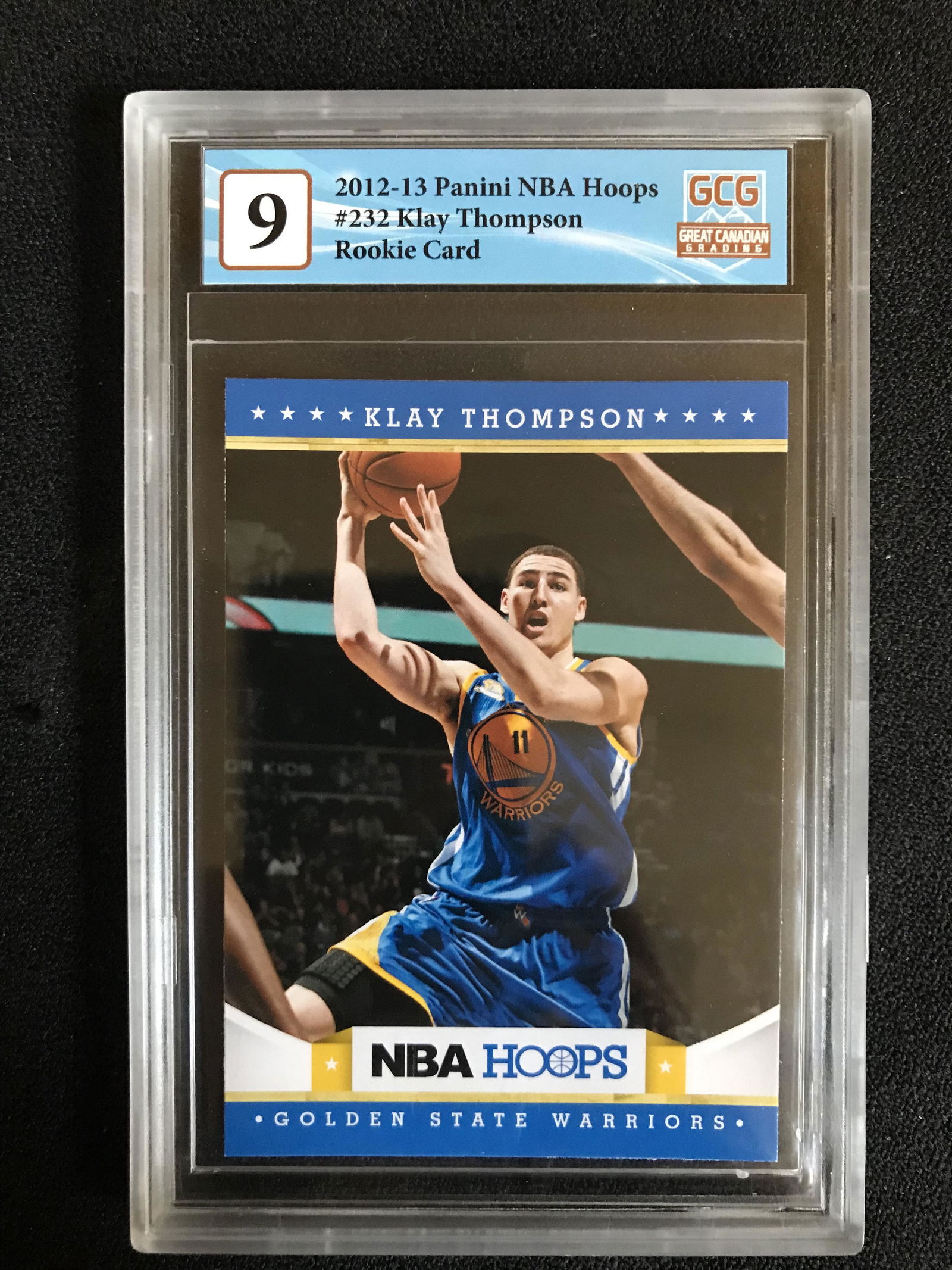 2012-13 PANINI NBA HOOPS NO.232 KLAY THOMPSON RC (GCG 9) (1 of 2)