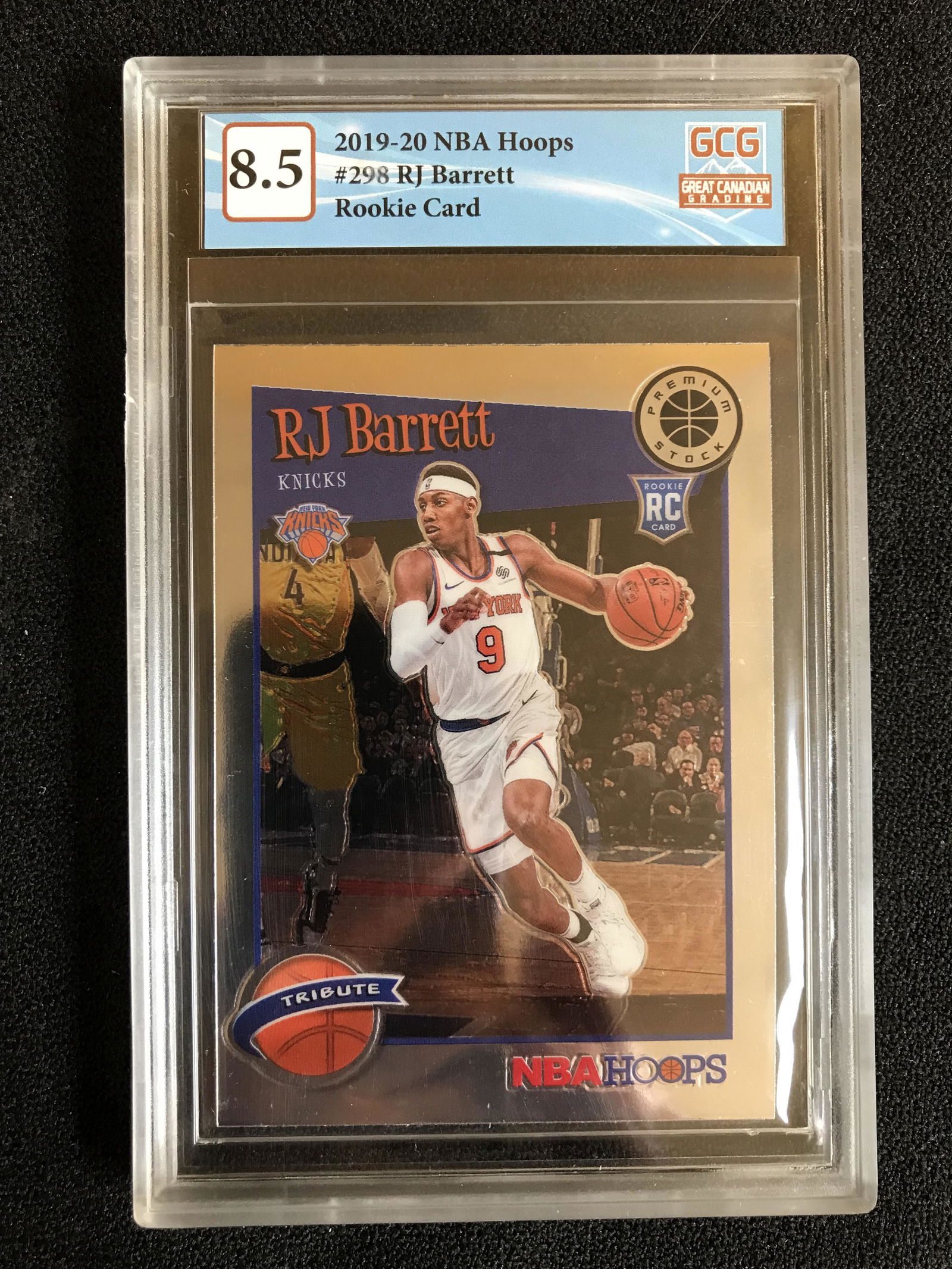 2019-20 NBA HOOPS NO.298 RJ BARRETT RC (GCG 8.5) (1 of 2)