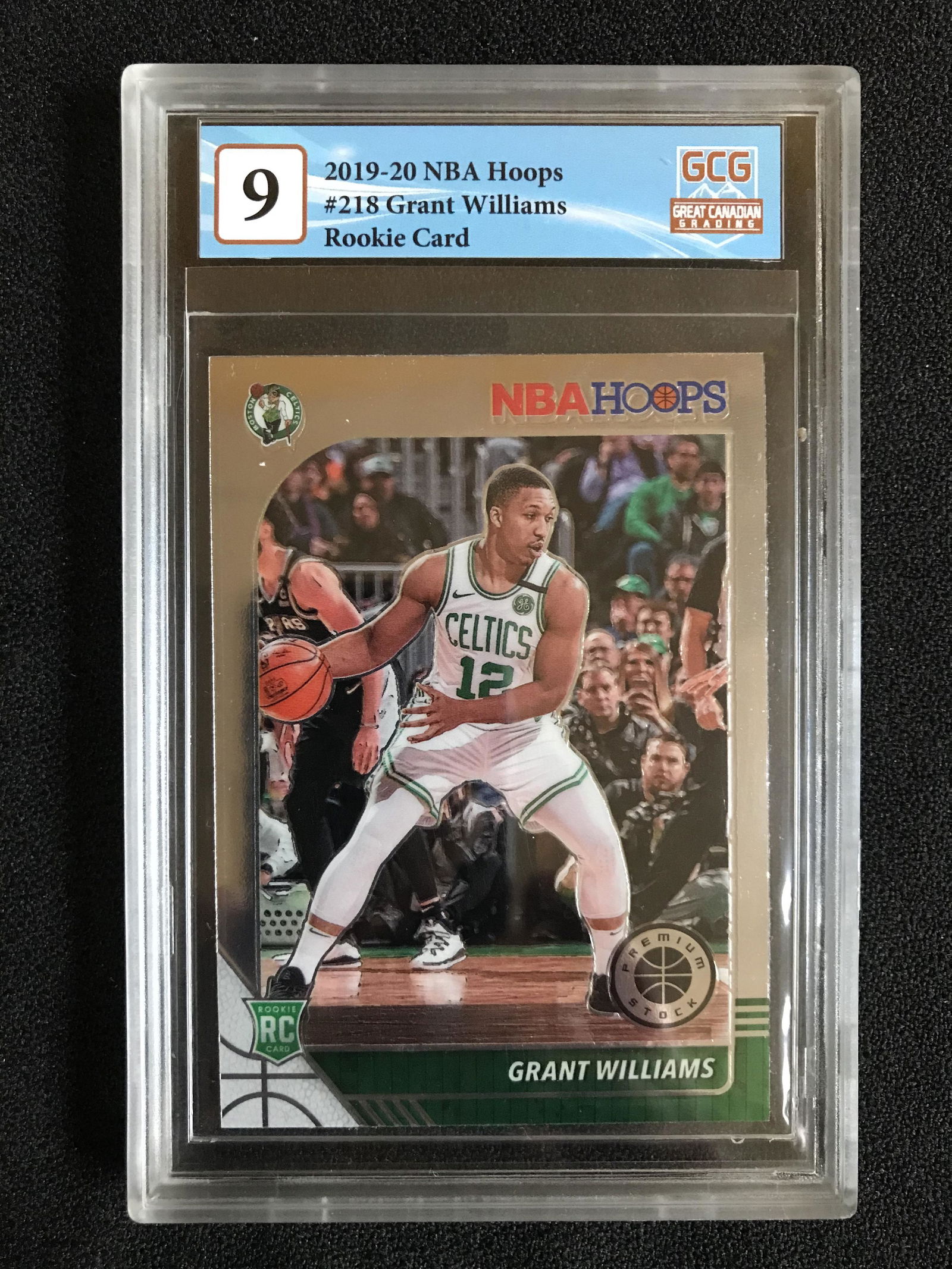 2019-20 NBA HOOPS NO.218 GRANT WILLIAMS RC (GCG 9) (1 of 2)