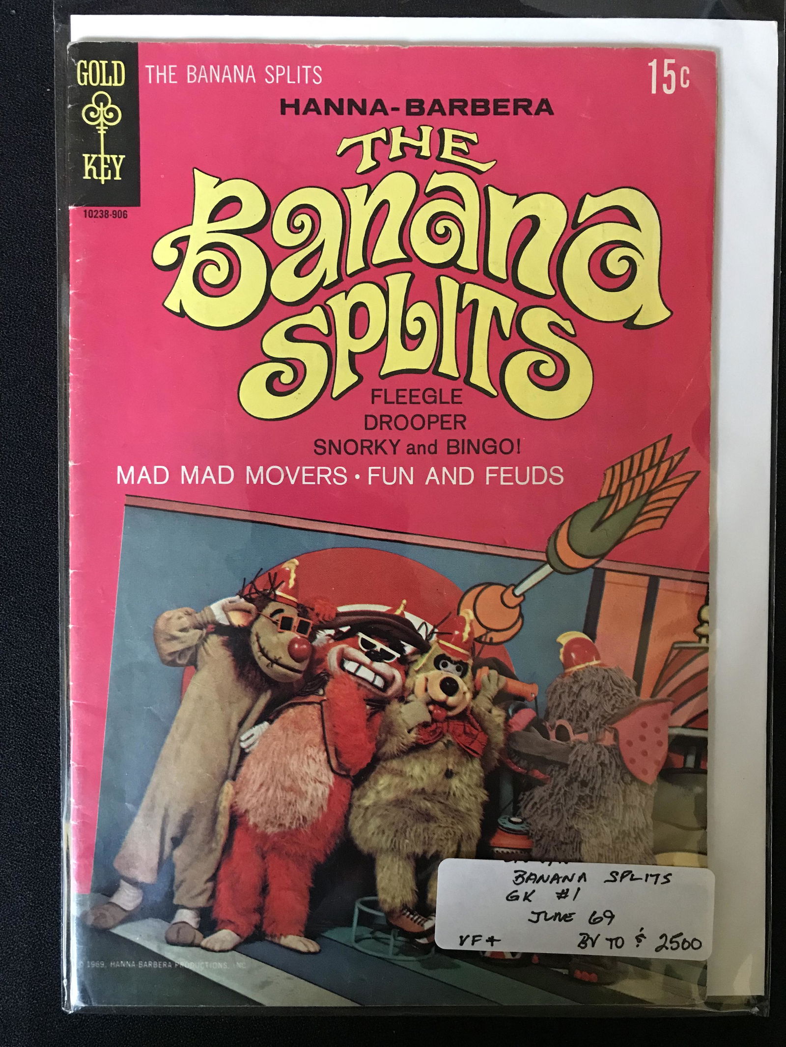 THE BANANA SPLITS NO.1 (GOLD KEY COMICS, 1969) (1 of 1)