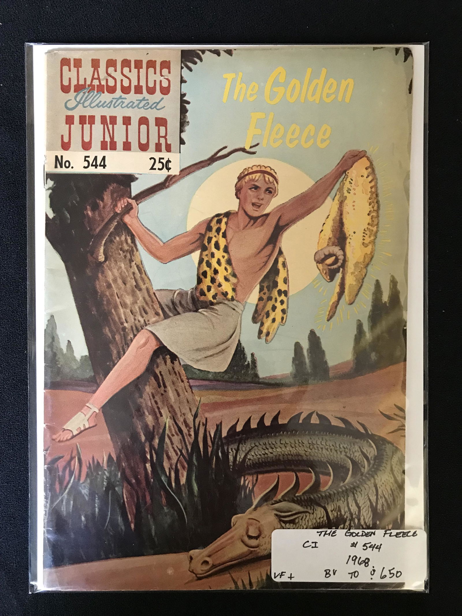 THE GOLDEN FLEECE NO.544 (CLASSICS ILLUSTRATED JUNIOR, 1968) (1 of 1)