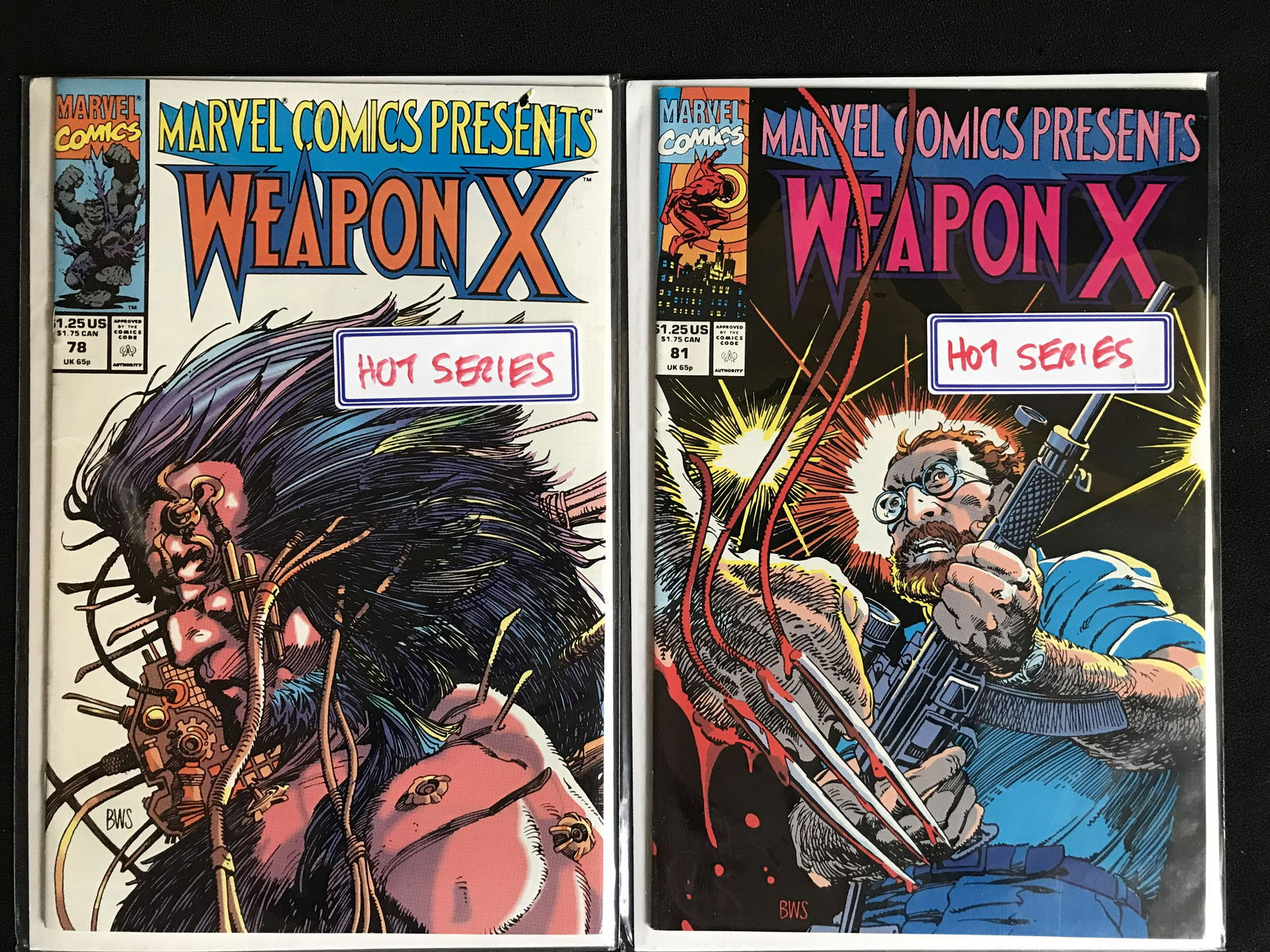MARVEL COMICS PRESENTS WEAPON X NO.78/ NO.81 (MARVEL COMICS) (1 of 1)
