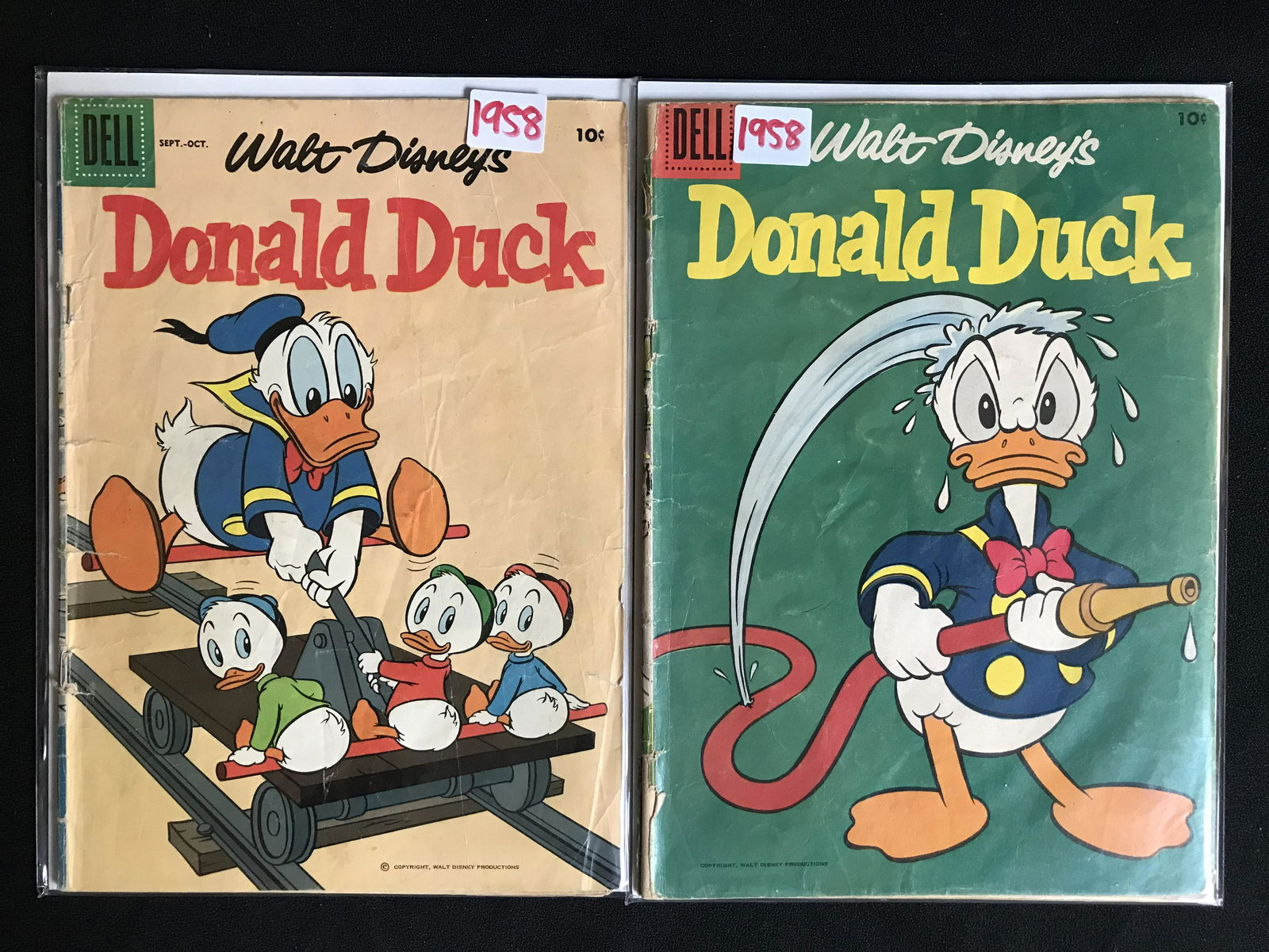 VINTAGE DONALD DUCK COMIC BOOK LOT (DELL COMICS) (1 of 1)
